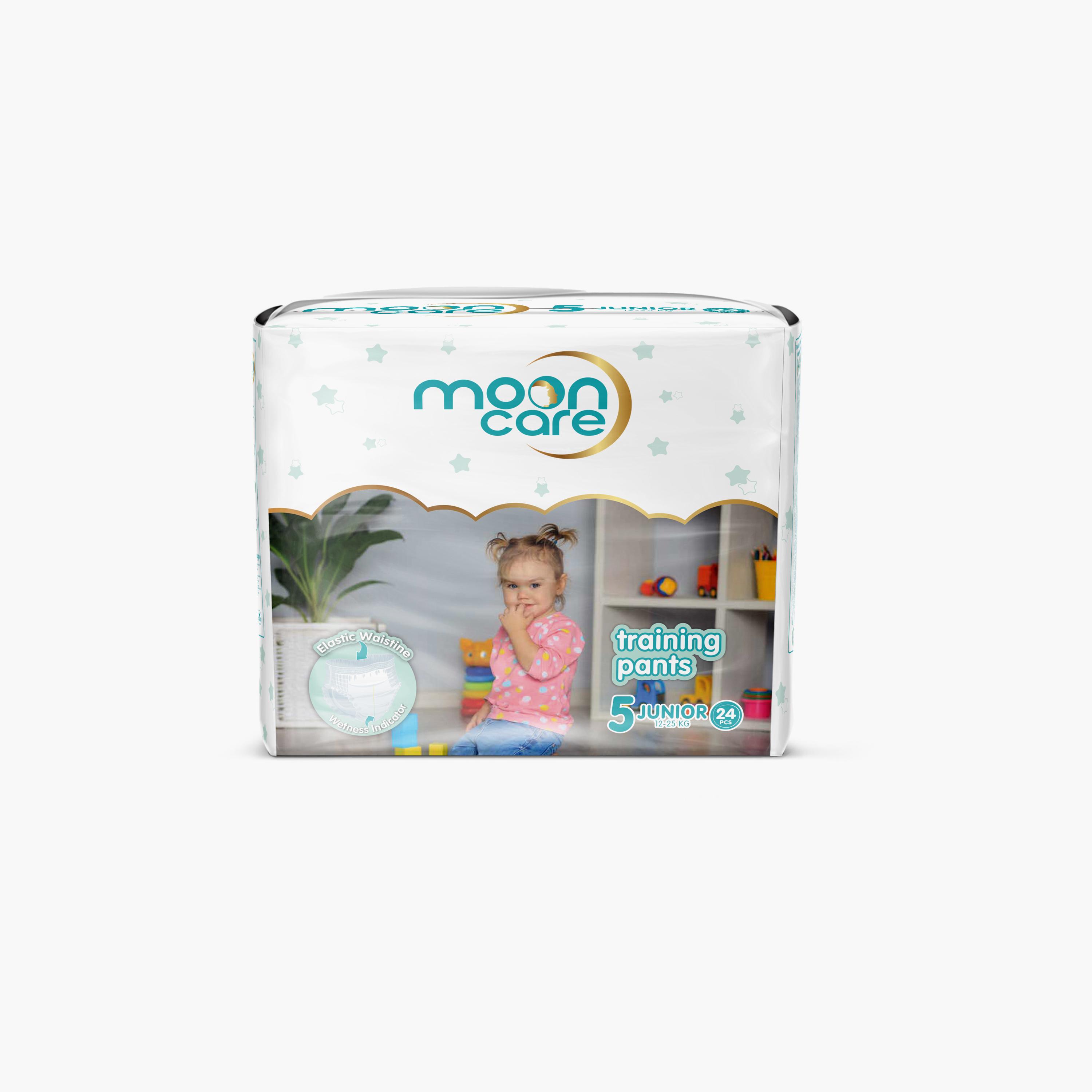 Mooncare 24-Piece Eco Training Diaper Pants - Size 5 - Junior - 12-25kg-baby-diapering-diapers-image-1