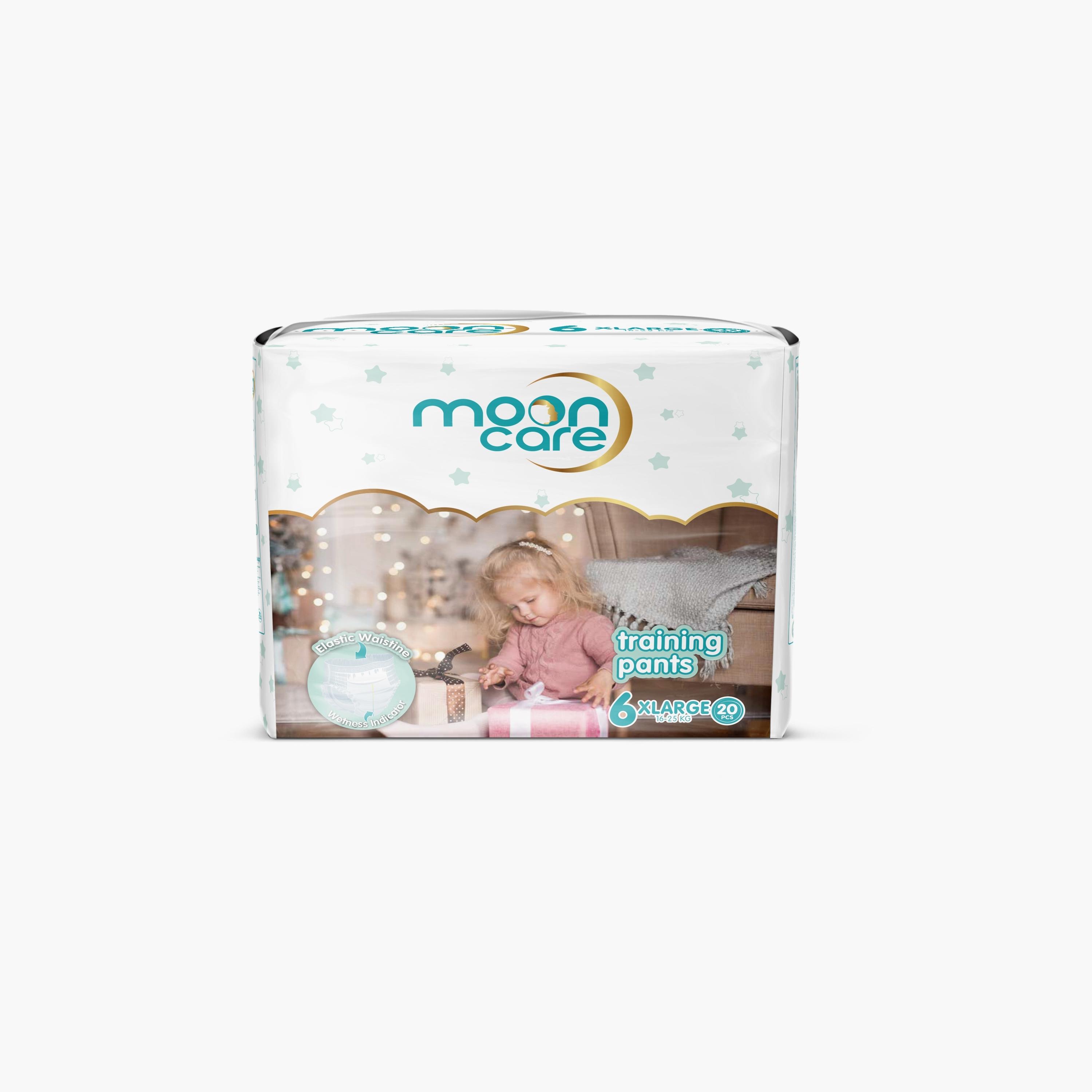 Mooncare 20-Piece Eco Training Diaper Pants - Size 6 - Extra Large - 16-25kg-baby-diapering-diapers-image-1