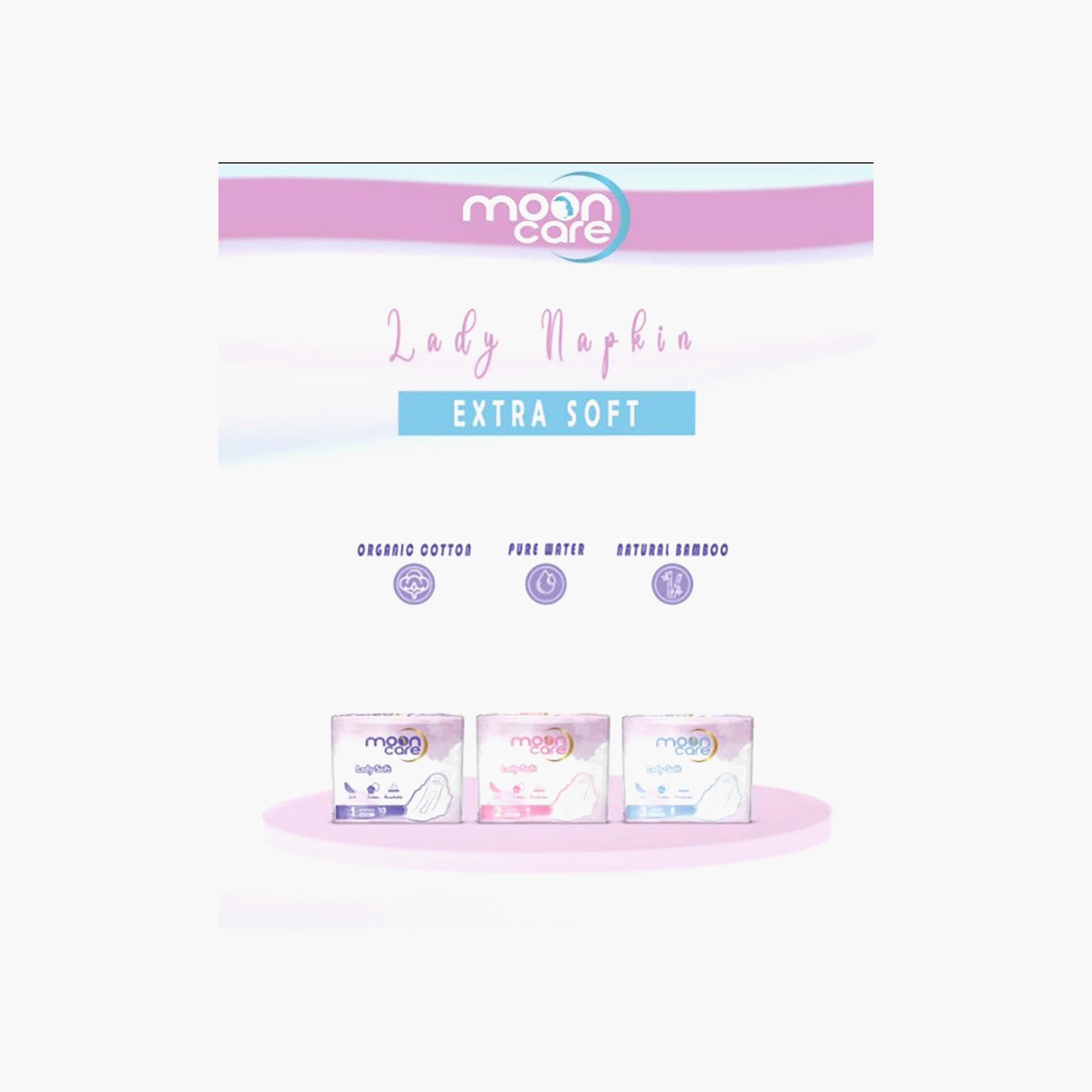 Mooncare 8-Piece Lady Soft Sanitary Napkin Night - Size 3-women-clothing-maternity-lingerie-panties-image-9