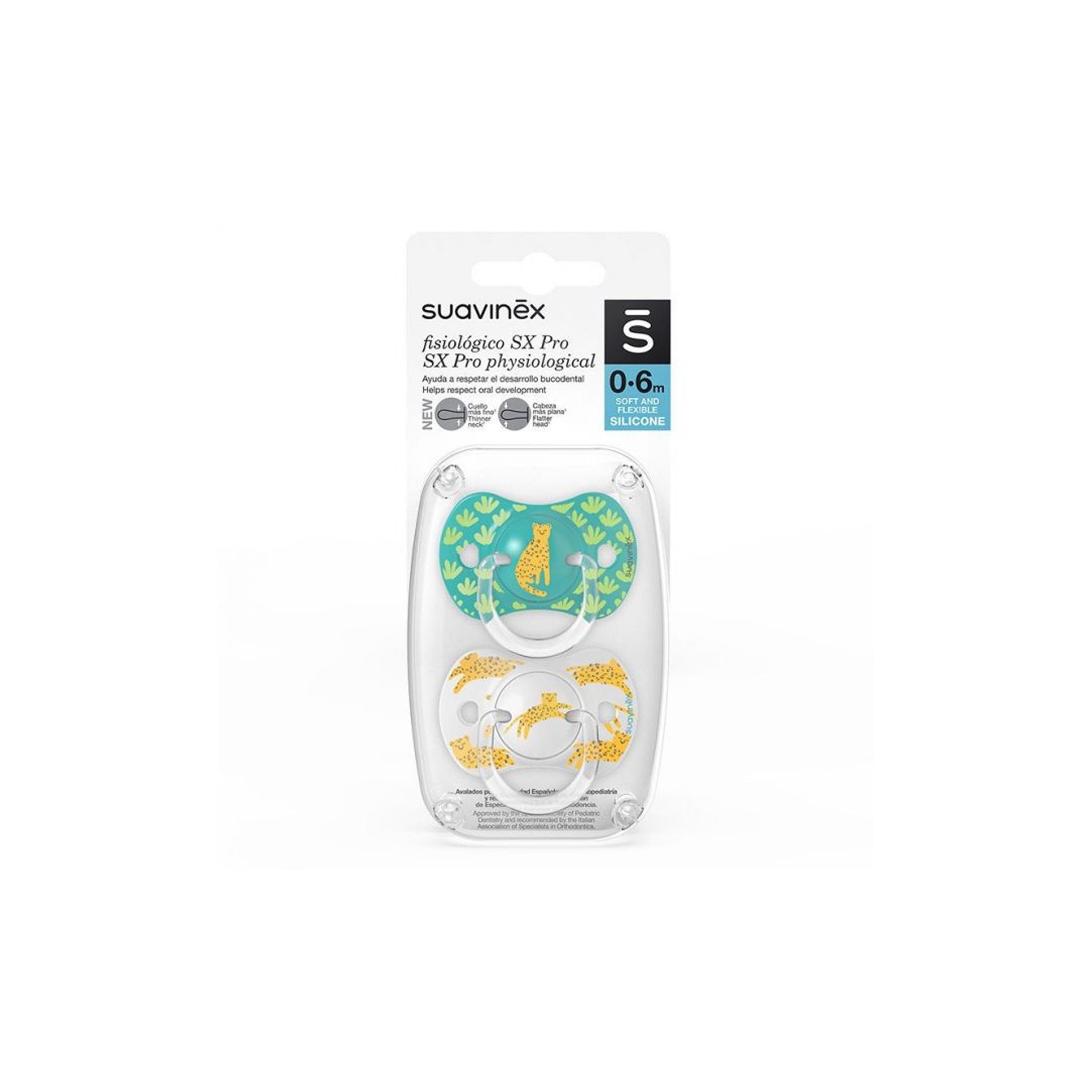 Suavinex Phy Soother S 0/6M 2U Jungle Gr L1-baby-feeding-pacifiers-image-4