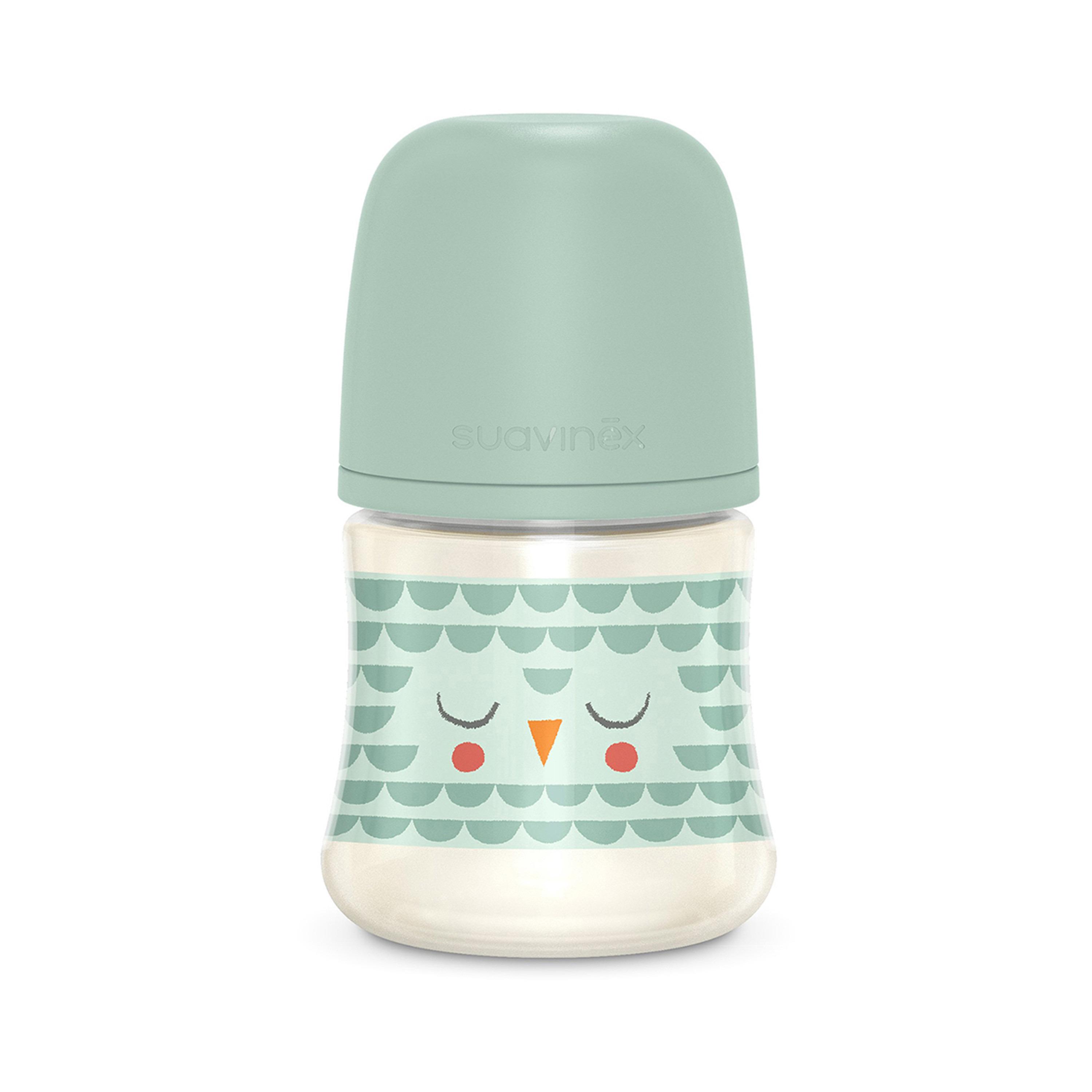 Suavinex Feeding Bottle 150ml PA SF S Feather Gr L3-baby-feeding-feedingbottles-bottlesandteats-image-1