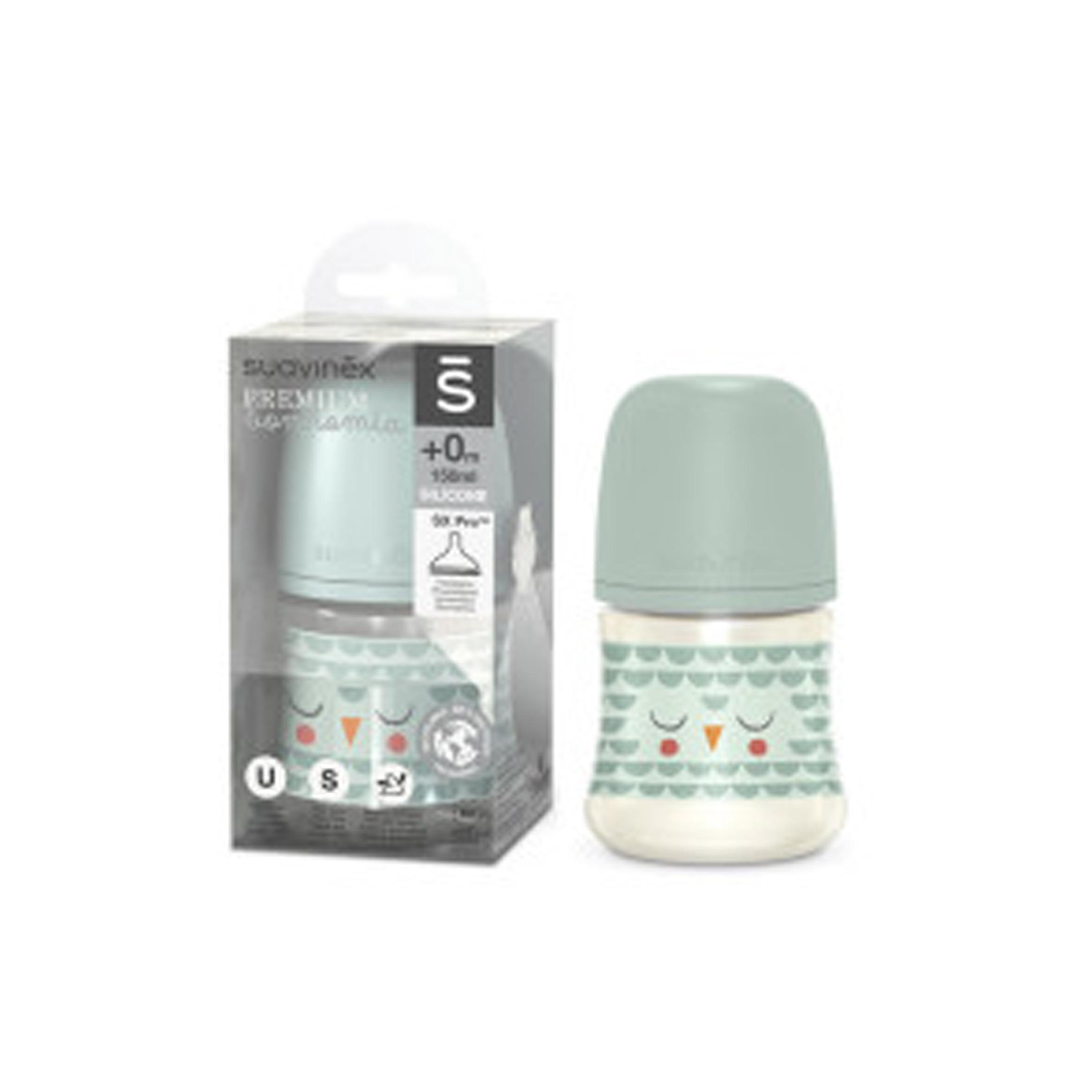 Suavinex Feeding Bottle 150ml PA SF S Feather Gr L3-baby-feeding-feedingbottles-bottlesandteats-image-3