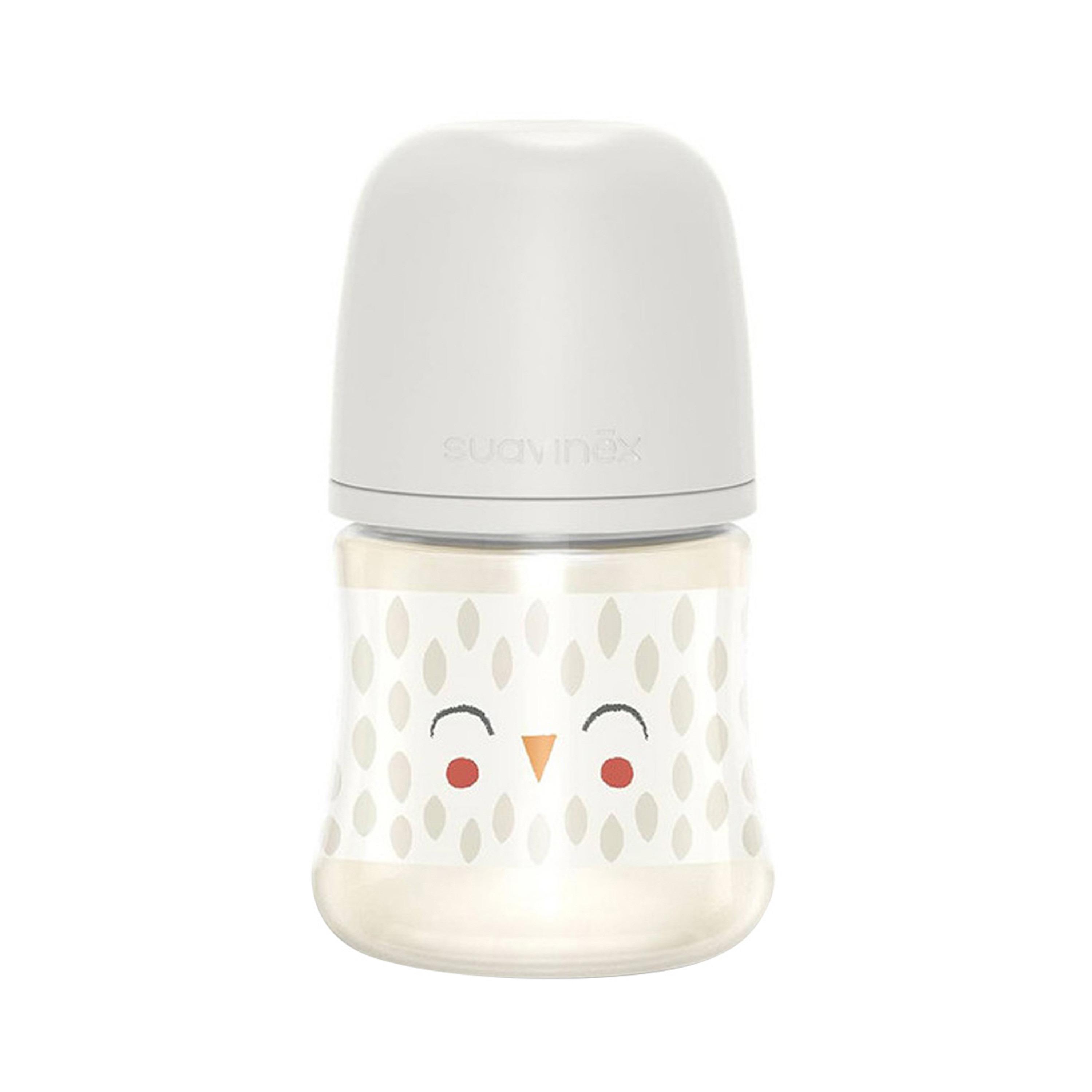 Suavinex Feeding Bottle 150ml PA SF S Feather Bg L3-baby-feeding-feedingbottles-bottlesandteats-image-1