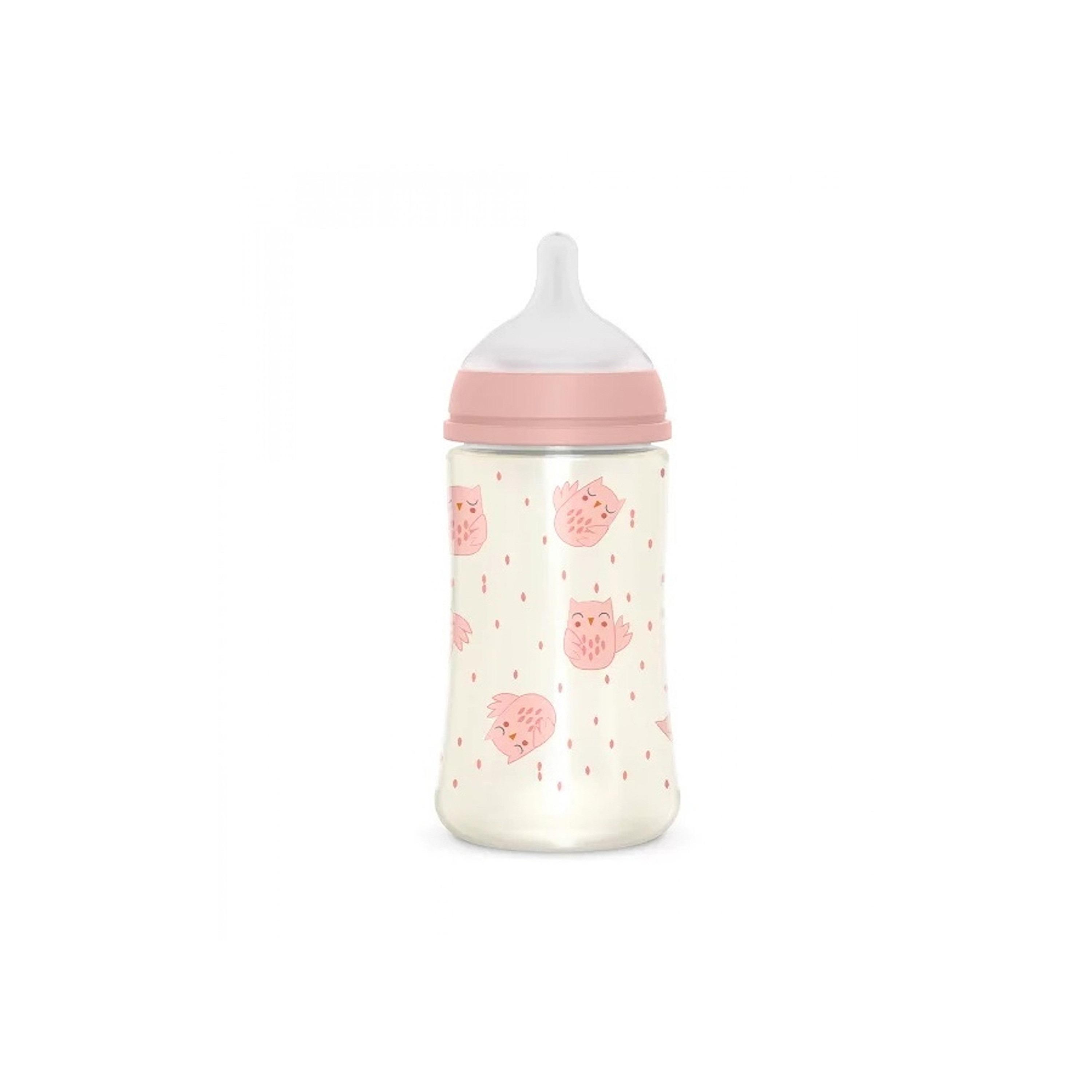 Suavinex Feeding Bottle 270ml PA SF S Owl Pk L3-baby-feeding-feedingbottles-bottlesandteats-image-2