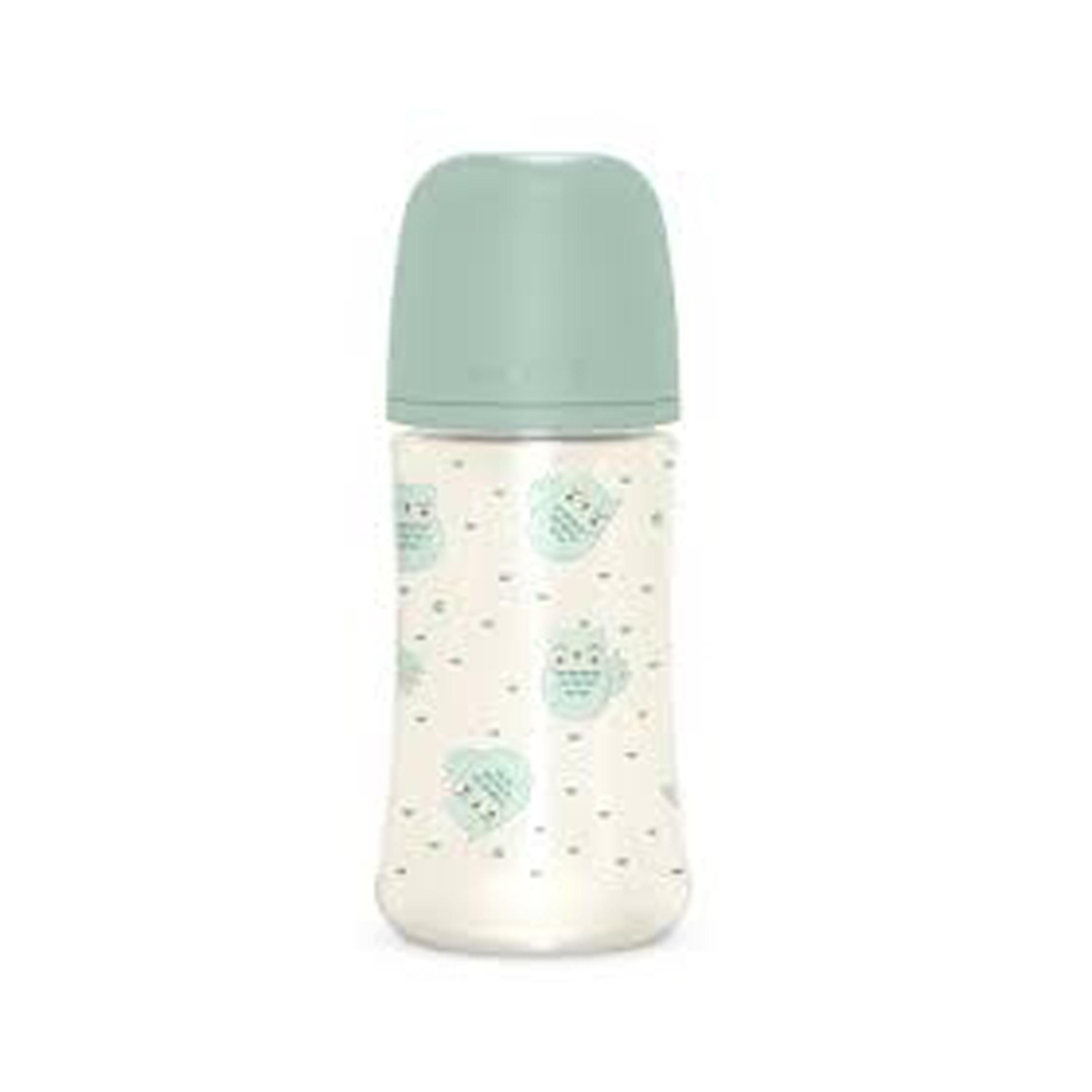 Suavinex Feeding Bottle 270ml PA SF S Owl Gr L3-baby-feeding-feedingbottles-bottlesandteats-image-1