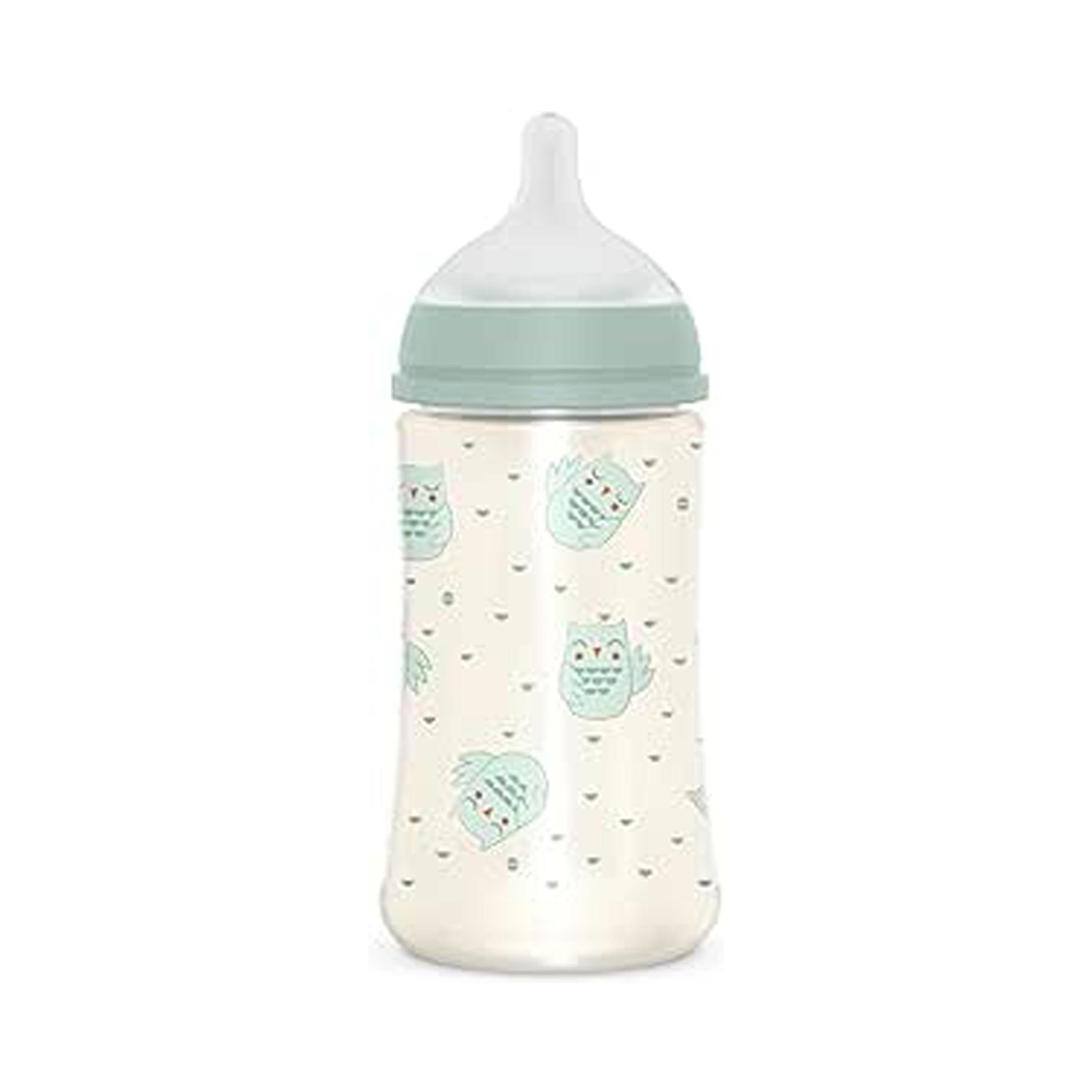 Suavinex Feeding Bottle 270ml PA SF S Owl Gr L3-baby-feeding-feedingbottles-bottlesandteats-image-2
