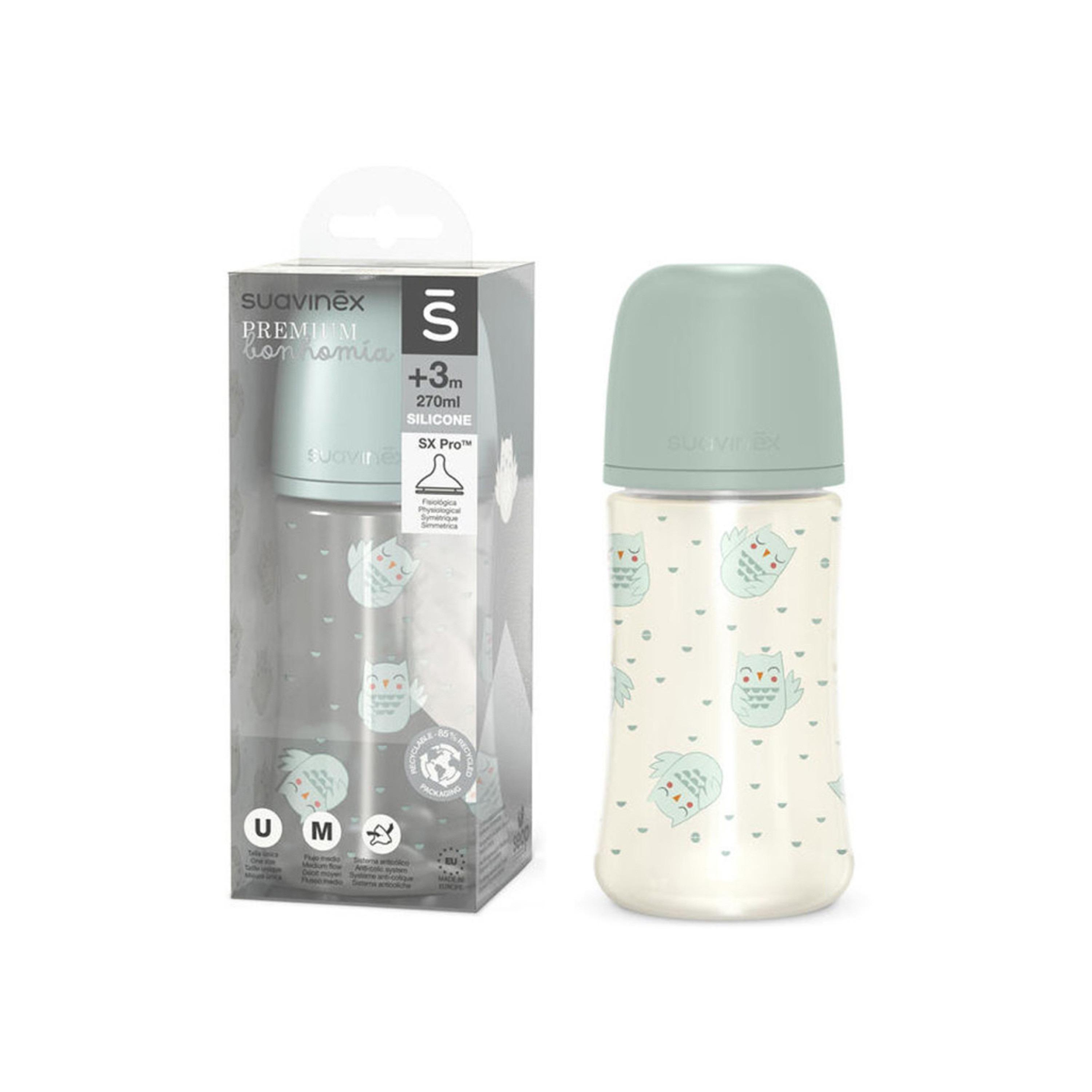Suavinex Feeding Bottle 270ml PA SF S Owl Gr L3-baby-feeding-feedingbottles-bottlesandteats-image-3