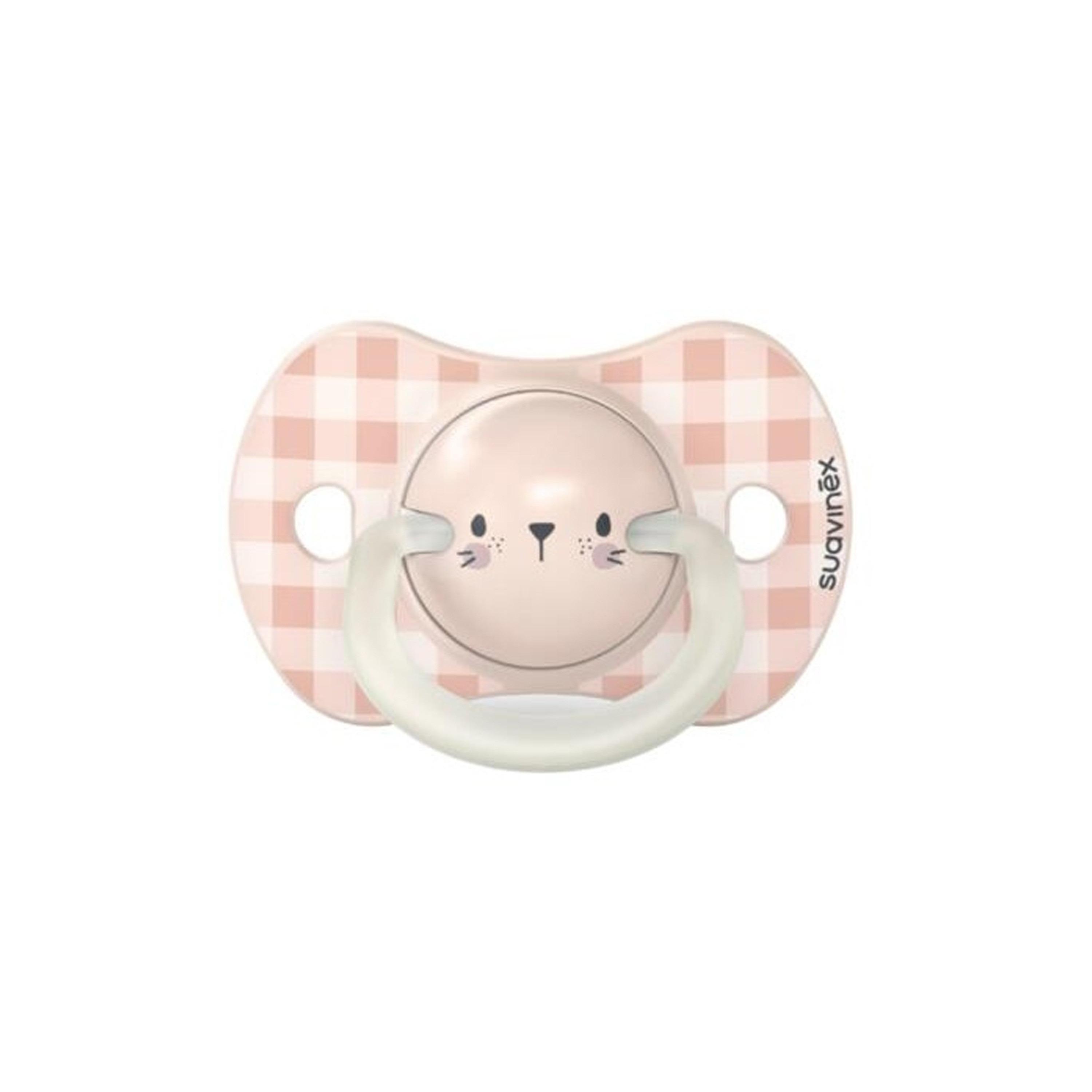 Suavinex Night Phy Soother S 6/18M 2U Rabbit L3-baby-feeding-pacifiers-image-2