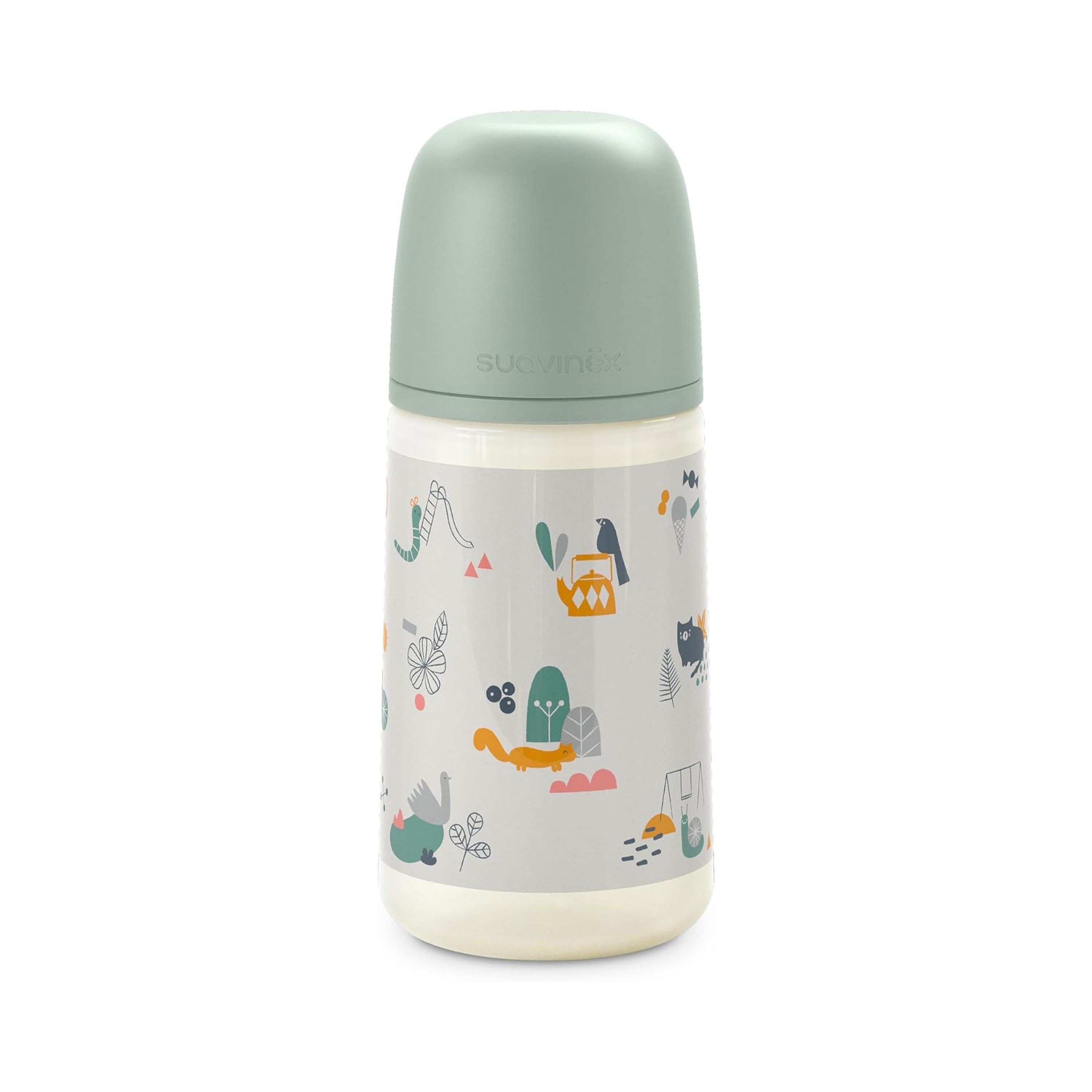 زجاجة رضاعة فيزيو بحلمة تدفق بطيء سعة 270 مل آي ووك L3 من سوافينكس-baby-feeding-feedingbottles-bottlesandteats-image-1