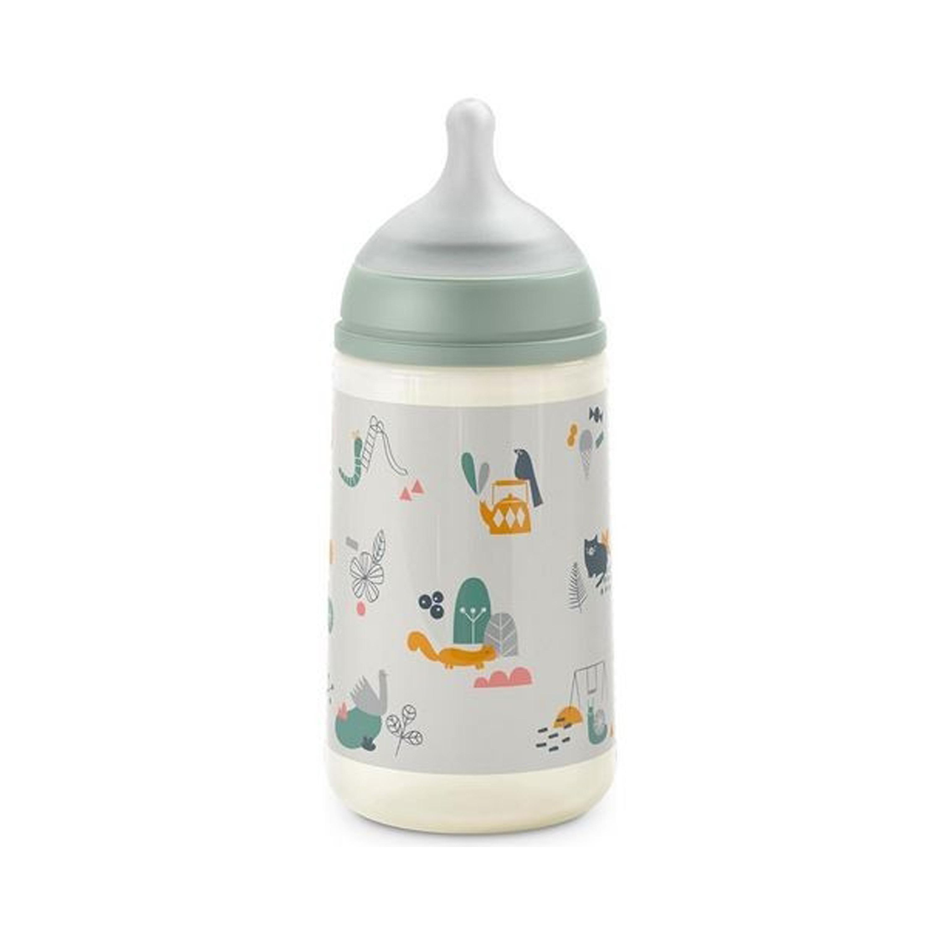 زجاجة رضاعة فيزيو بحلمة تدفق بطيء سعة 270 مل آي ووك L3 من سوافينكس-baby-feeding-feedingbottles-bottlesandteats-image-2