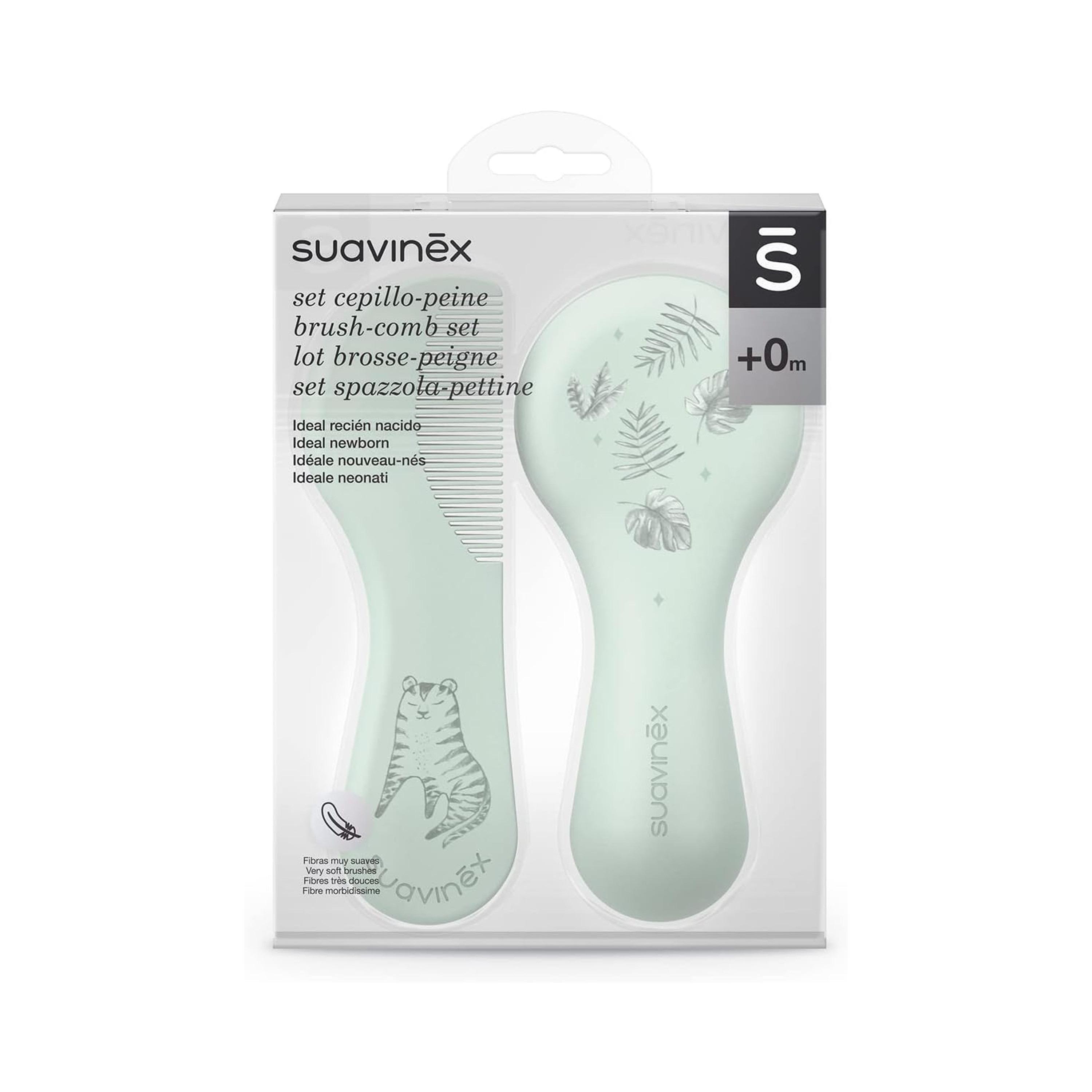 Suavinex Brush Comb Set Green-baby-bathandcare-hairbodyskincare-image-2