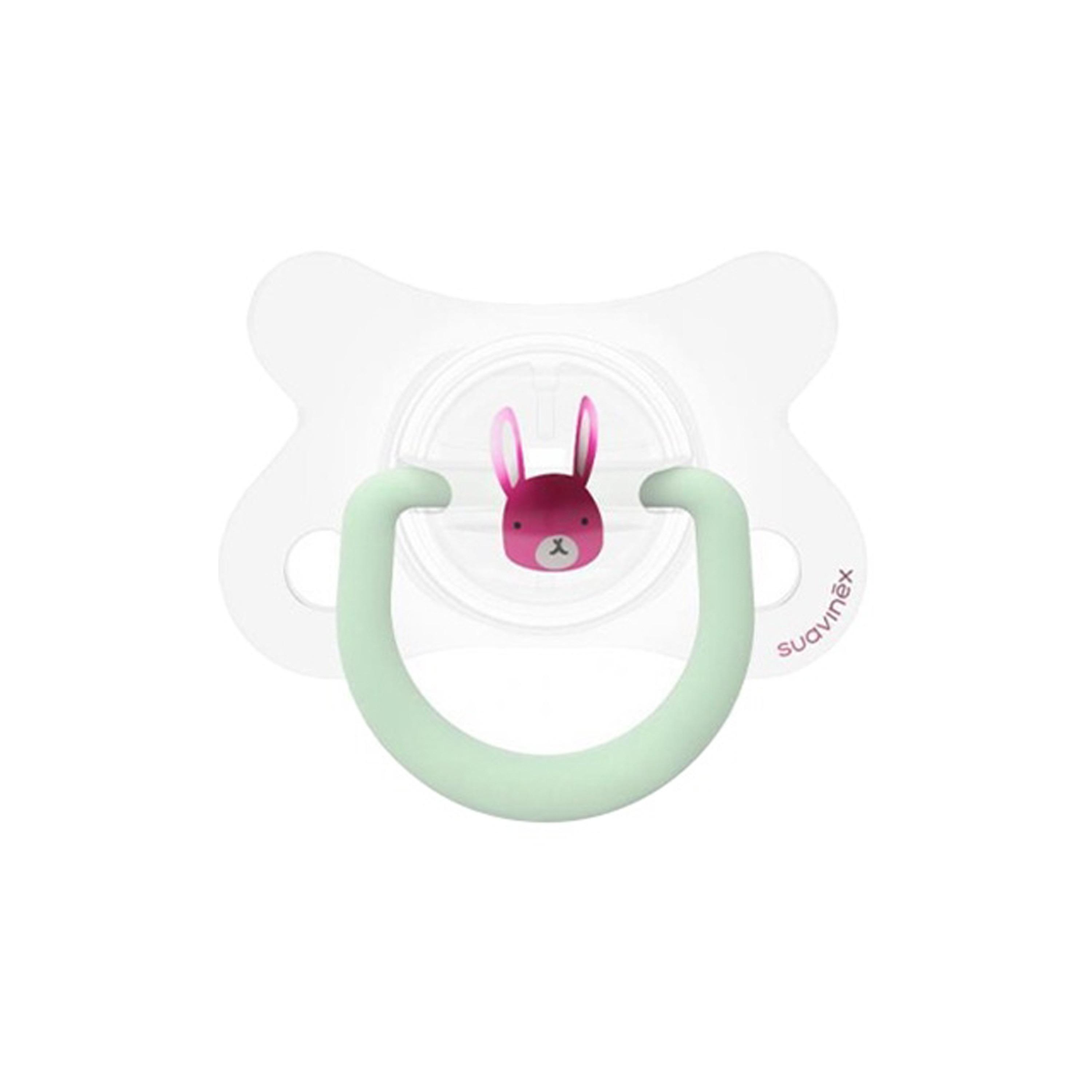 Suavinex Night Fus Soother S -2/4M Rabbit Pk-baby-feeding-pacifiers-image-2