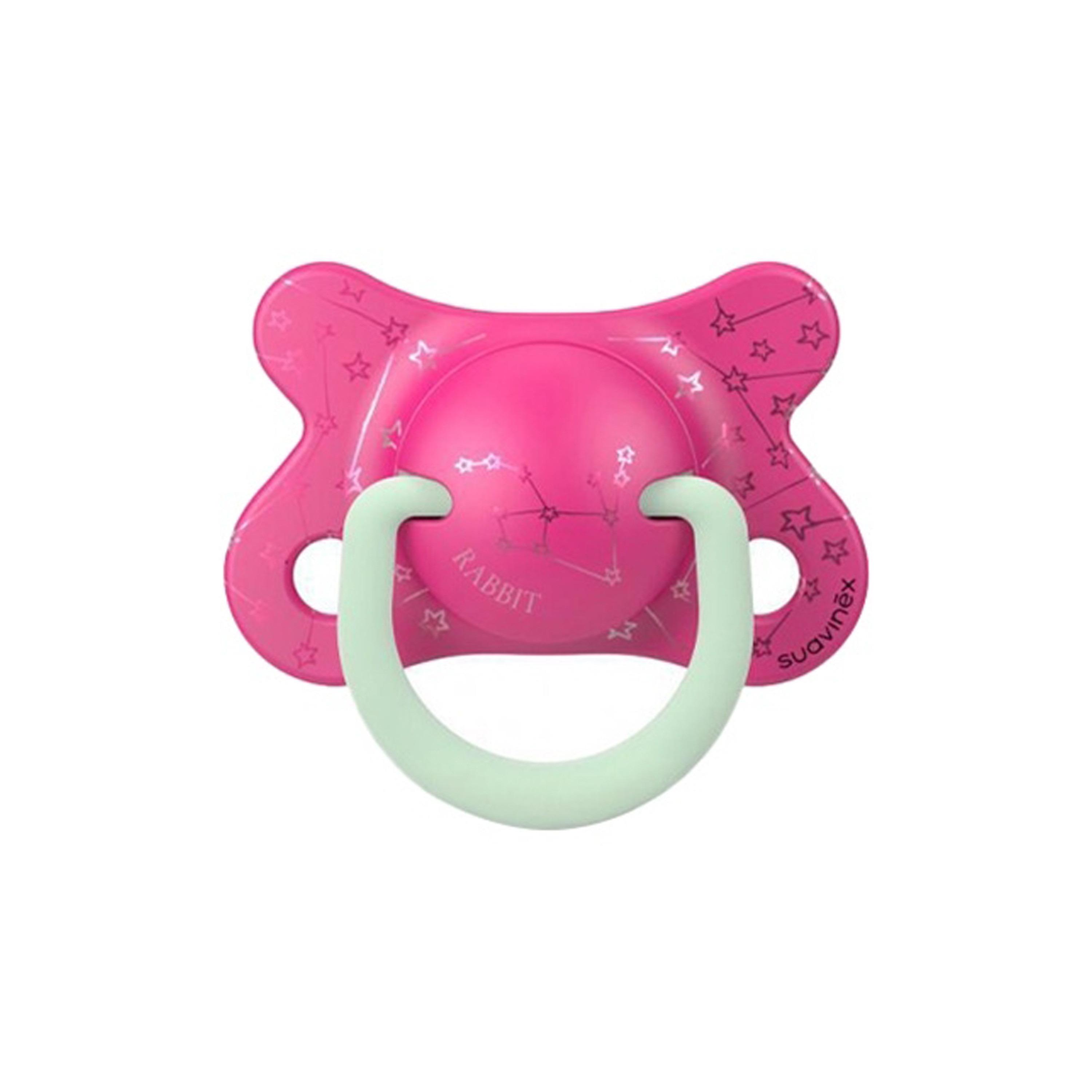 Suavinex Night Fus Soother S -2/4M Rabbit Pk-baby-feeding-pacifiers-image-3