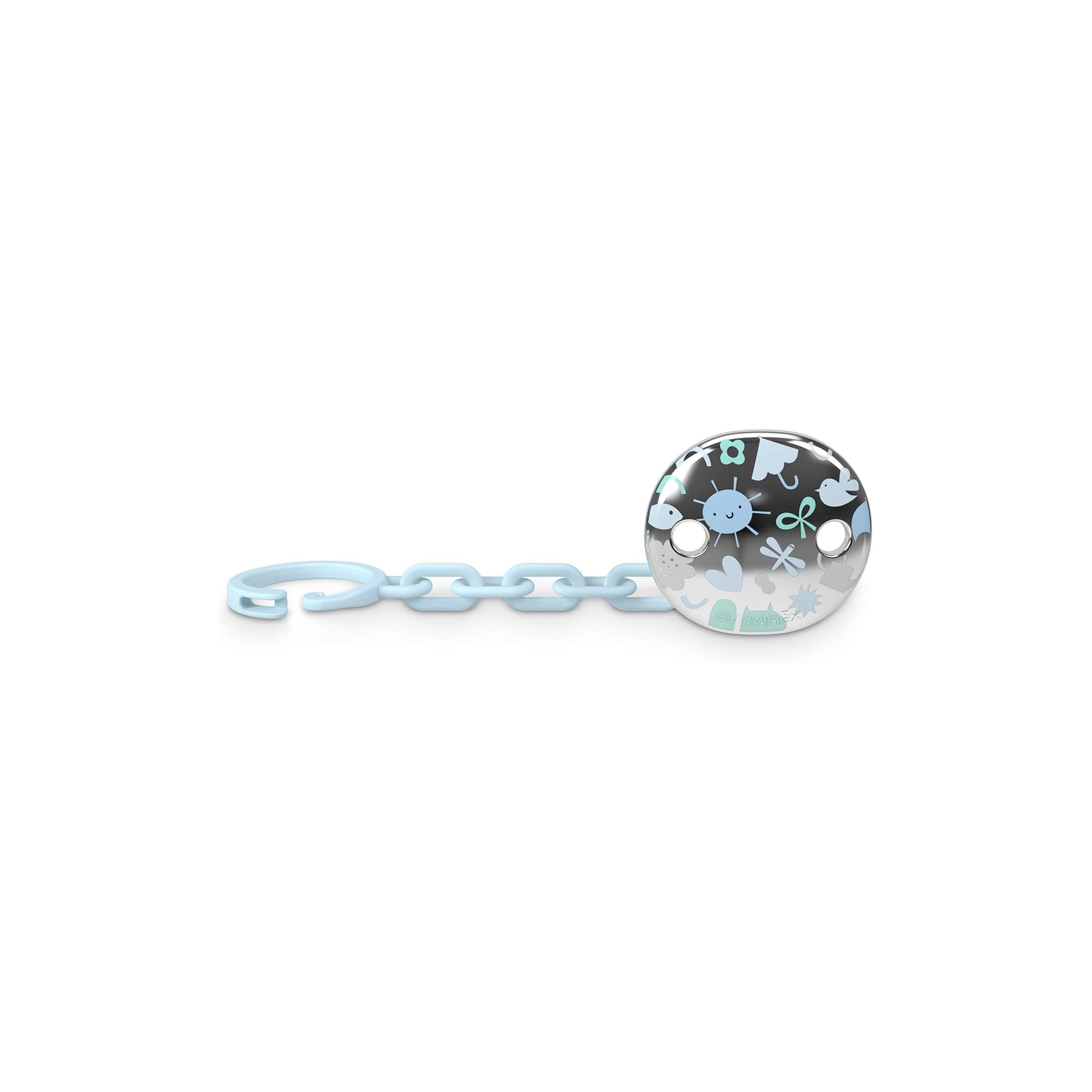 Suavinex Soother Clip Memories Bl-baby-feeding-pacifiers-image-1
