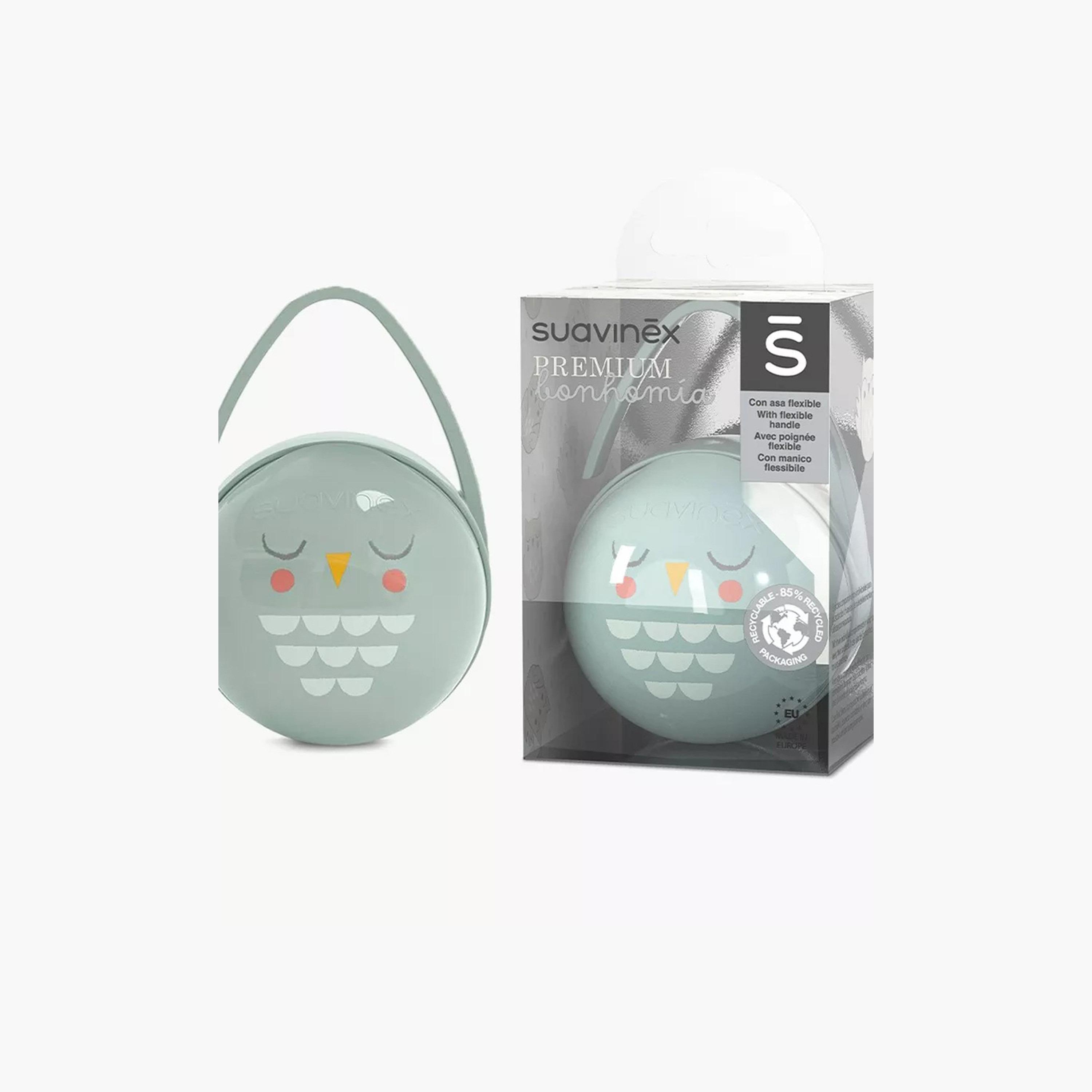 Suavinex Duo Soother Holder Hygge Owl Bl L3-baby-feeding-pacifiers-image-3