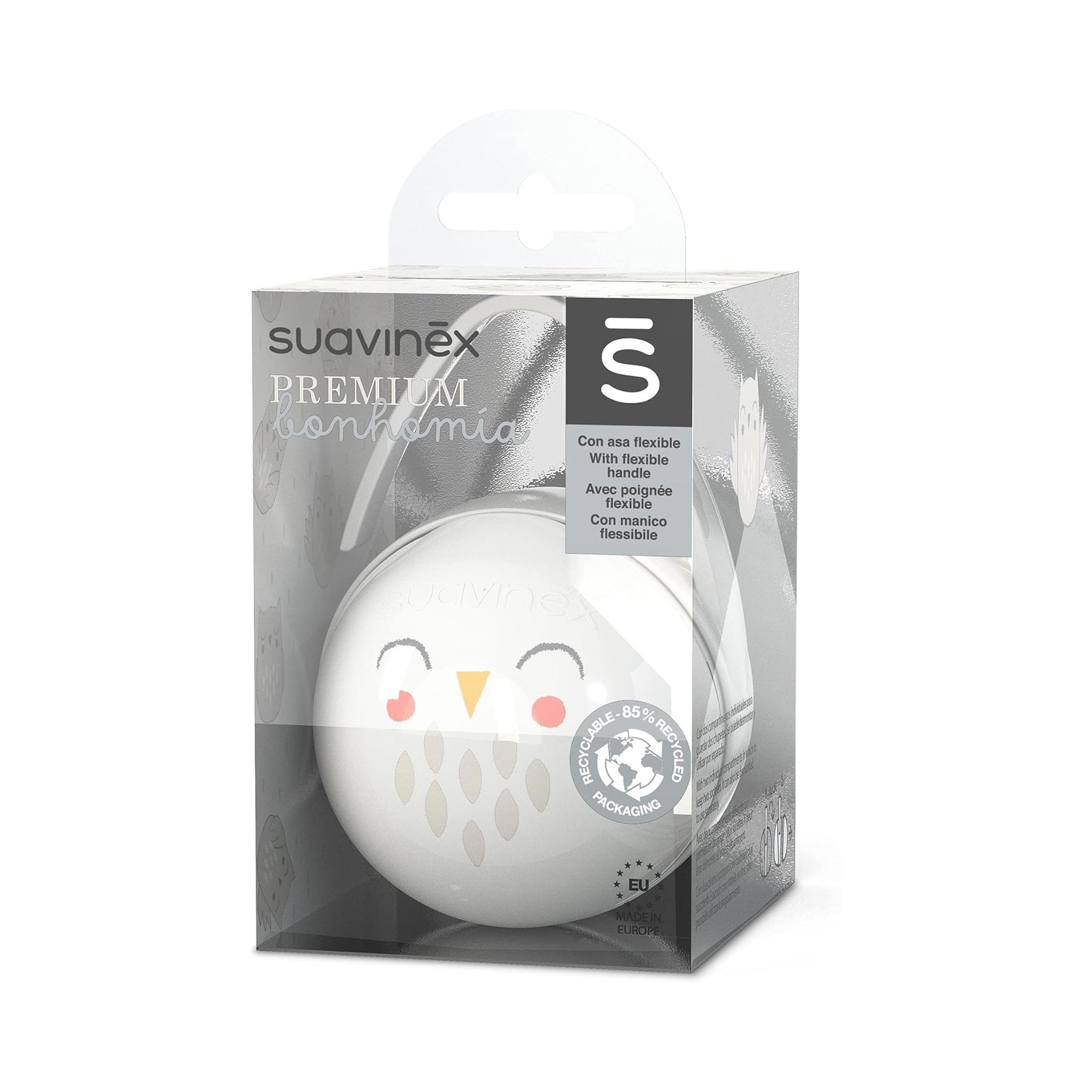 Suavinex Duo Soother Holder Hygge Owl L3-baby-feeding-pacifiers-image-2