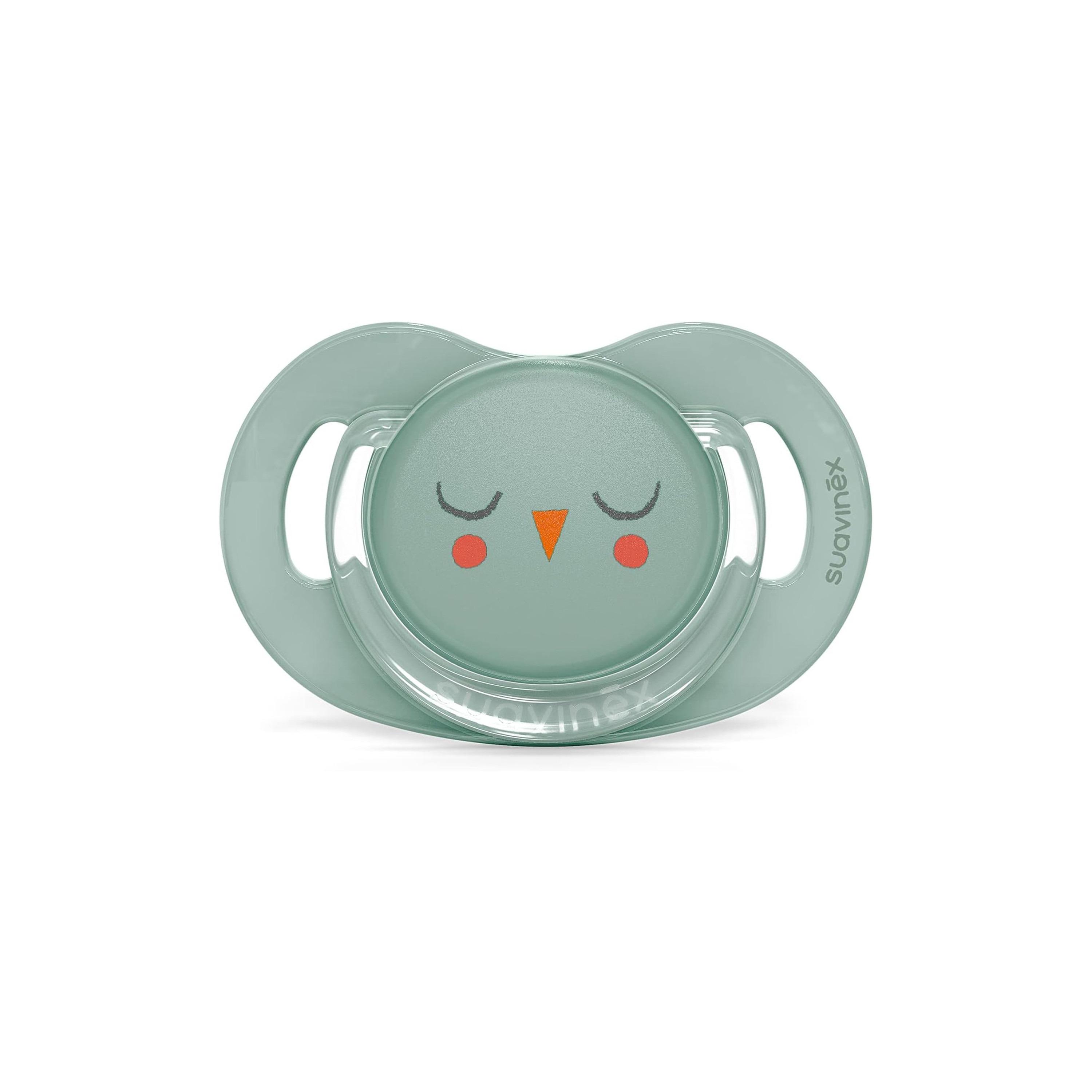 Suavinex Prem Phy Soother S 6/18 Owl Gr L3-baby-feeding-pacifiers-image-1