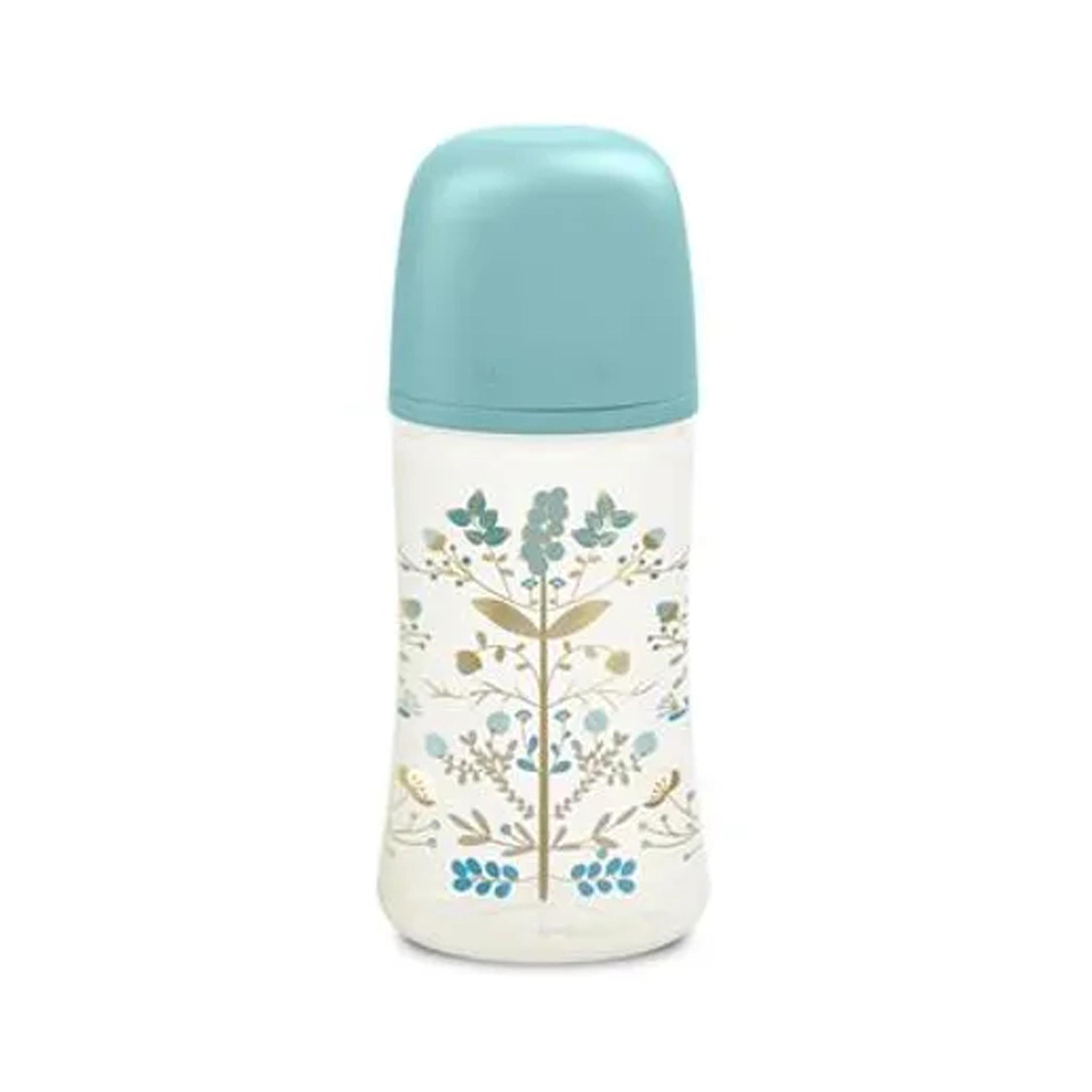 Suavinex Feeding Bottle 270ml PA Phy FM S Gold Bl-baby-feeding-feedingbottles-bottlesandteats-image-1