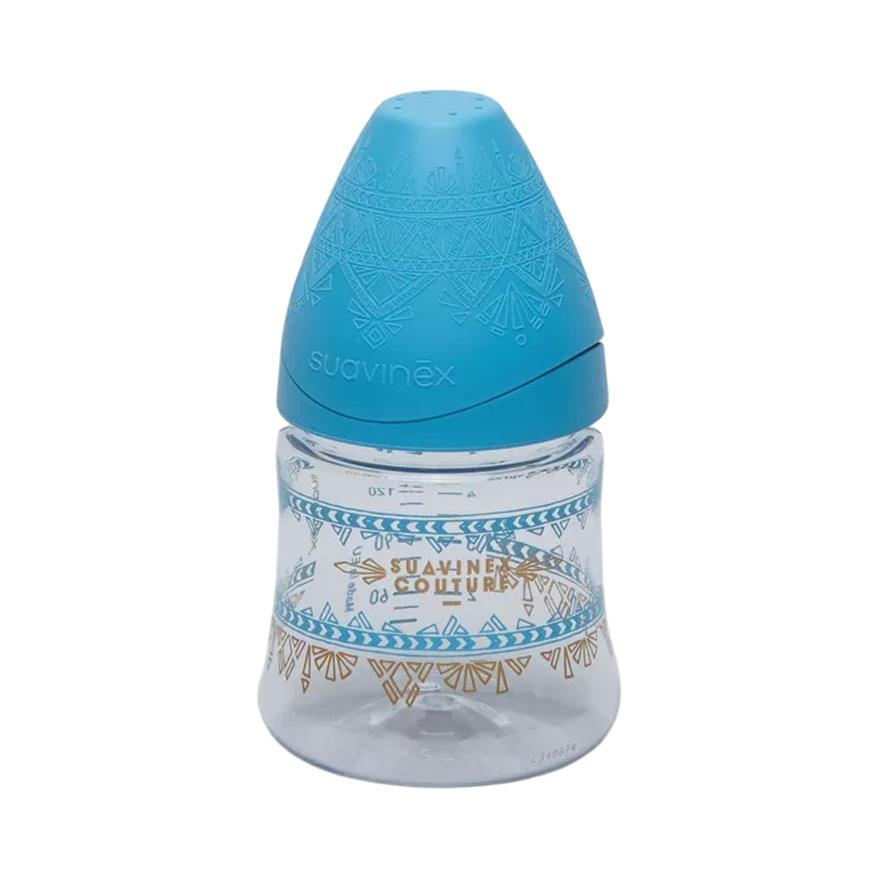 Suavinex Feeding Bottle 150ml PA FL S Prem Pk L1-baby-feeding-feedingbottles-bottlesandteats-image-1