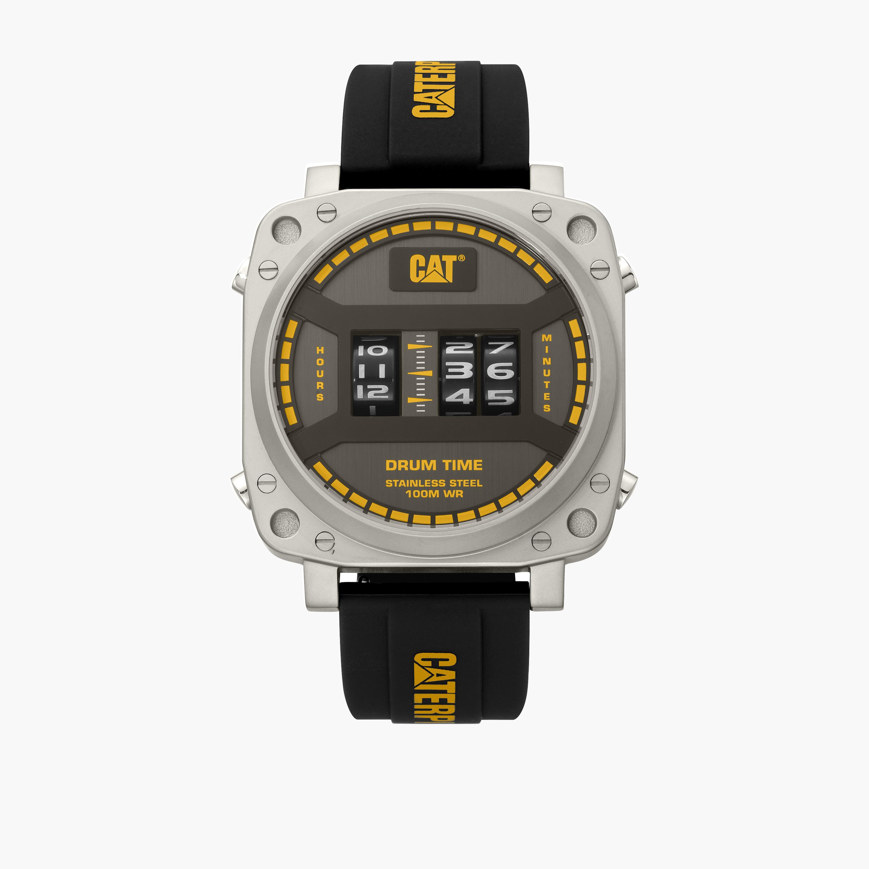 كات- ساعة رجالية هايبرد 44 مم سوار سيليكون لون أسود  | DR14121117-men-watchesandjewellery-watches-image-1