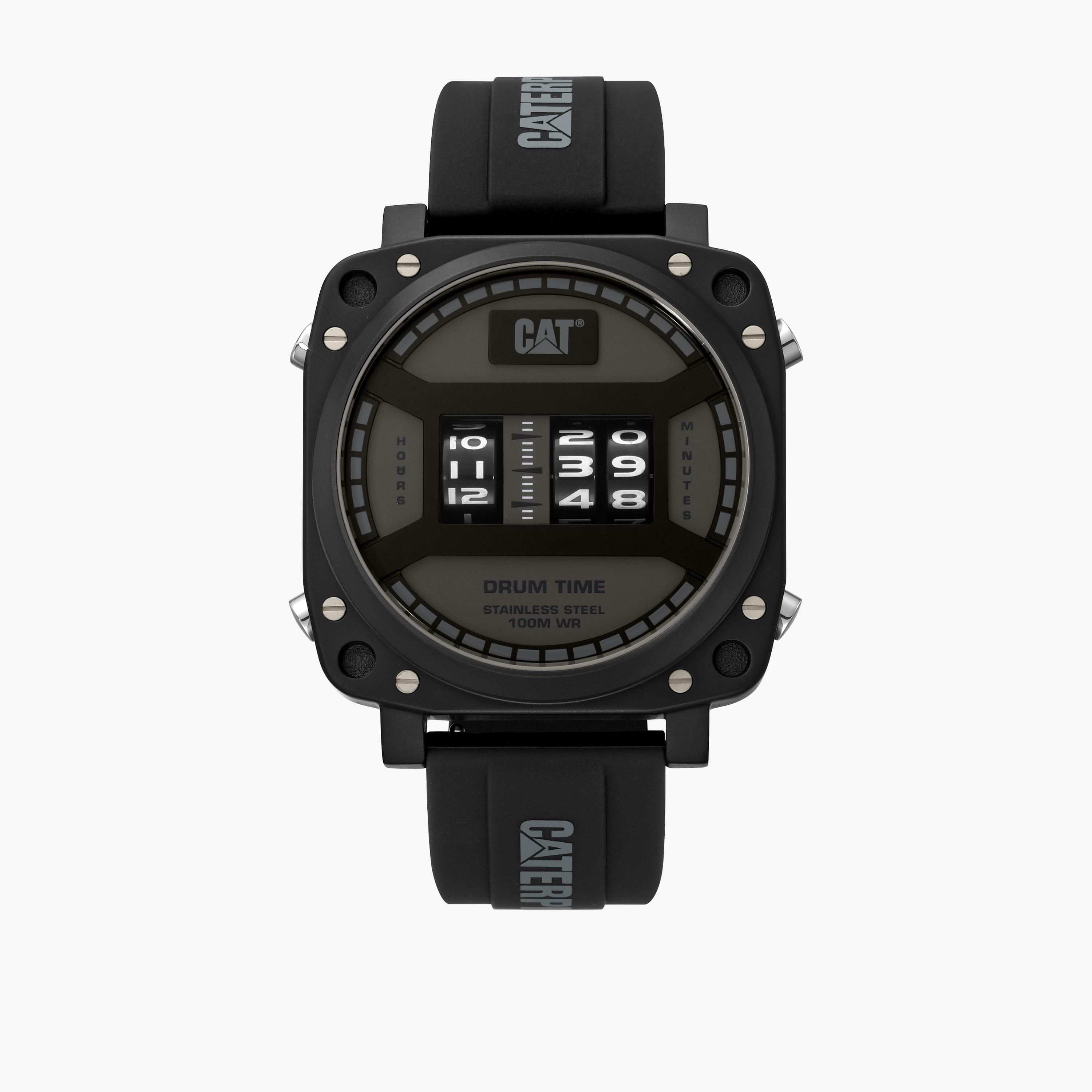 كات- ساعة رجالية هايبرد 44 مم سوار سيليكون لون أسود  | DR16121111-men-watchesandjewellery-watches-image-1
