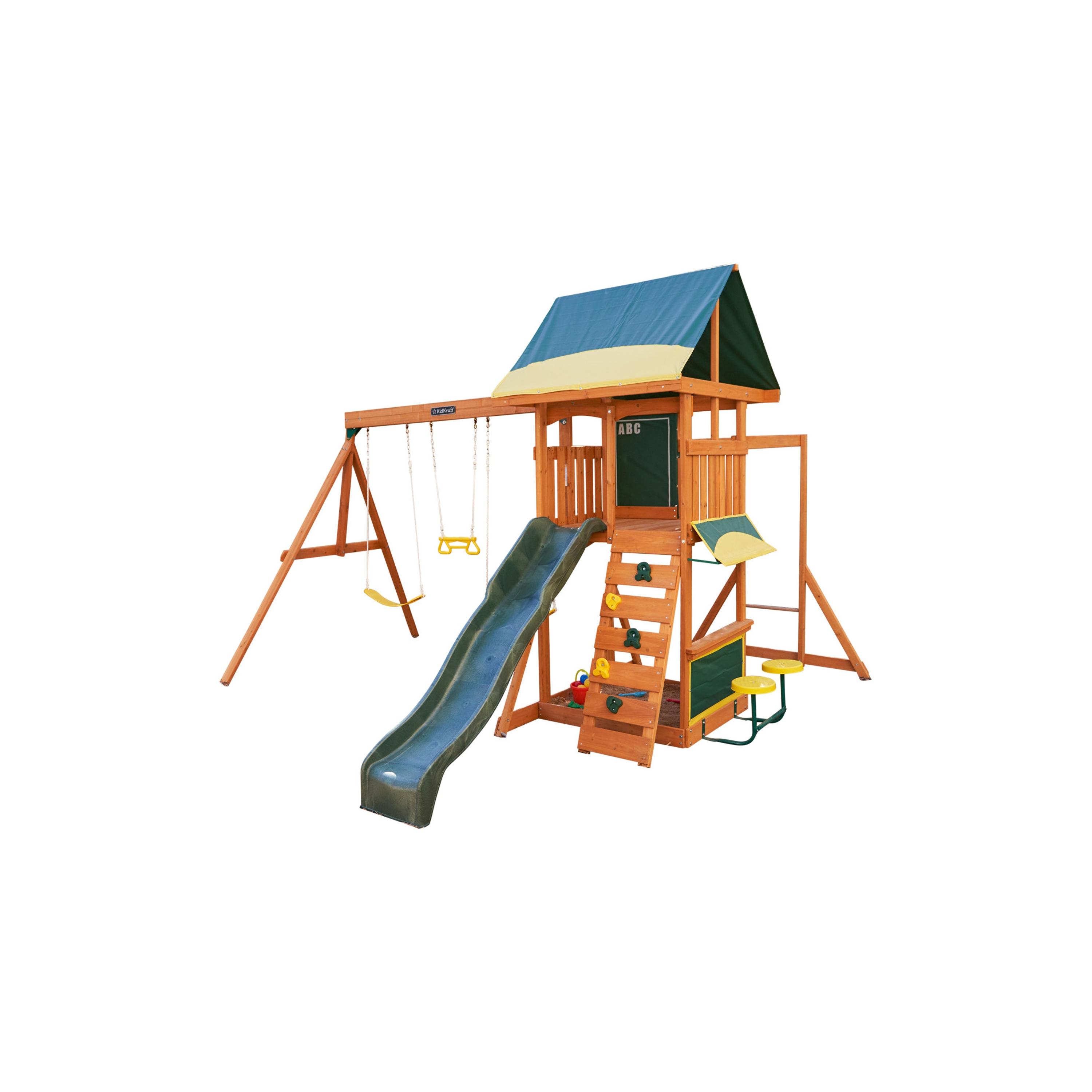 Kidkraft Brightside Wooden Swing Set-toys-outdoor-playhousesandplayards-image-1