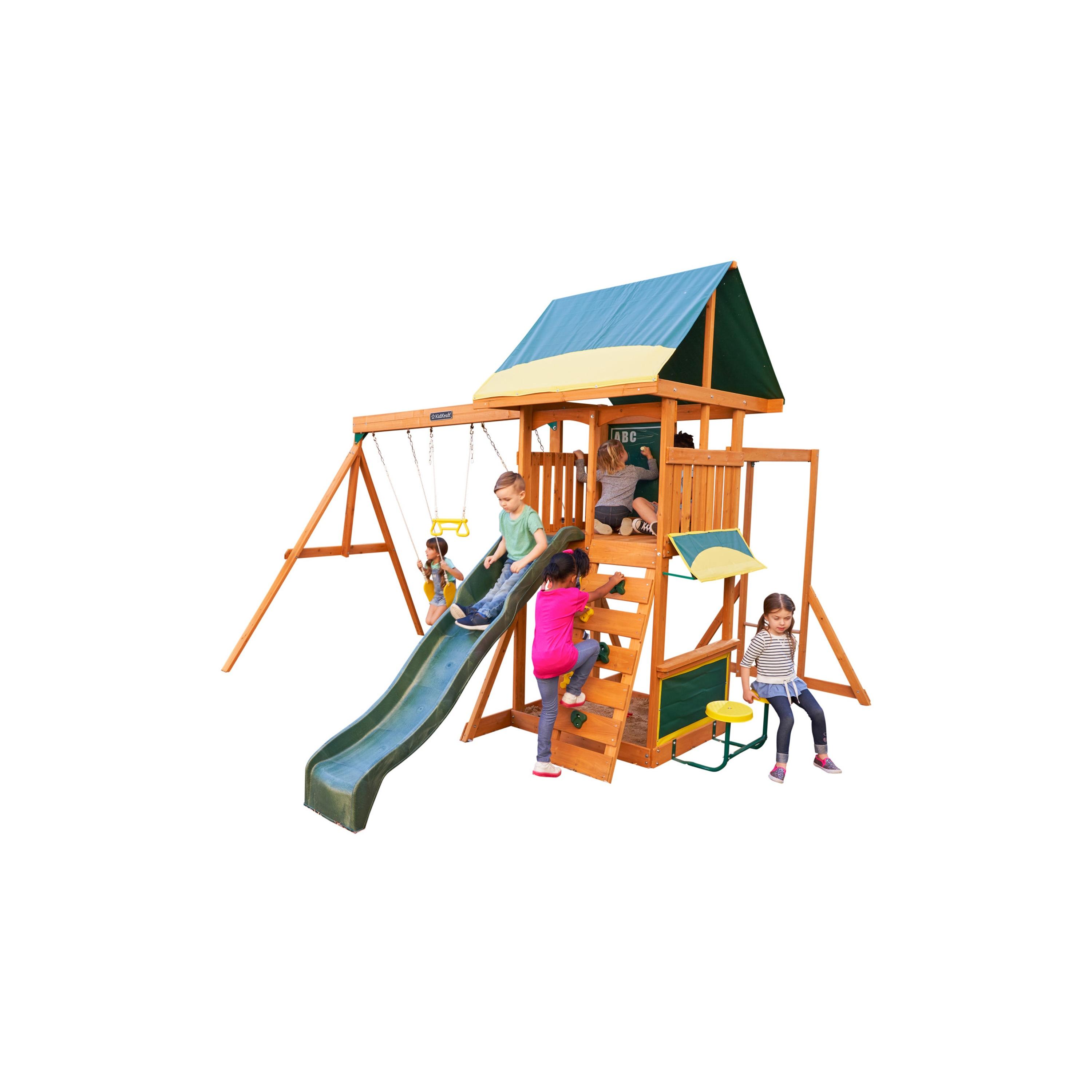 Kidkraft Brightside Wooden Swing Set-toys-outdoor-playhousesandplayards-image-3