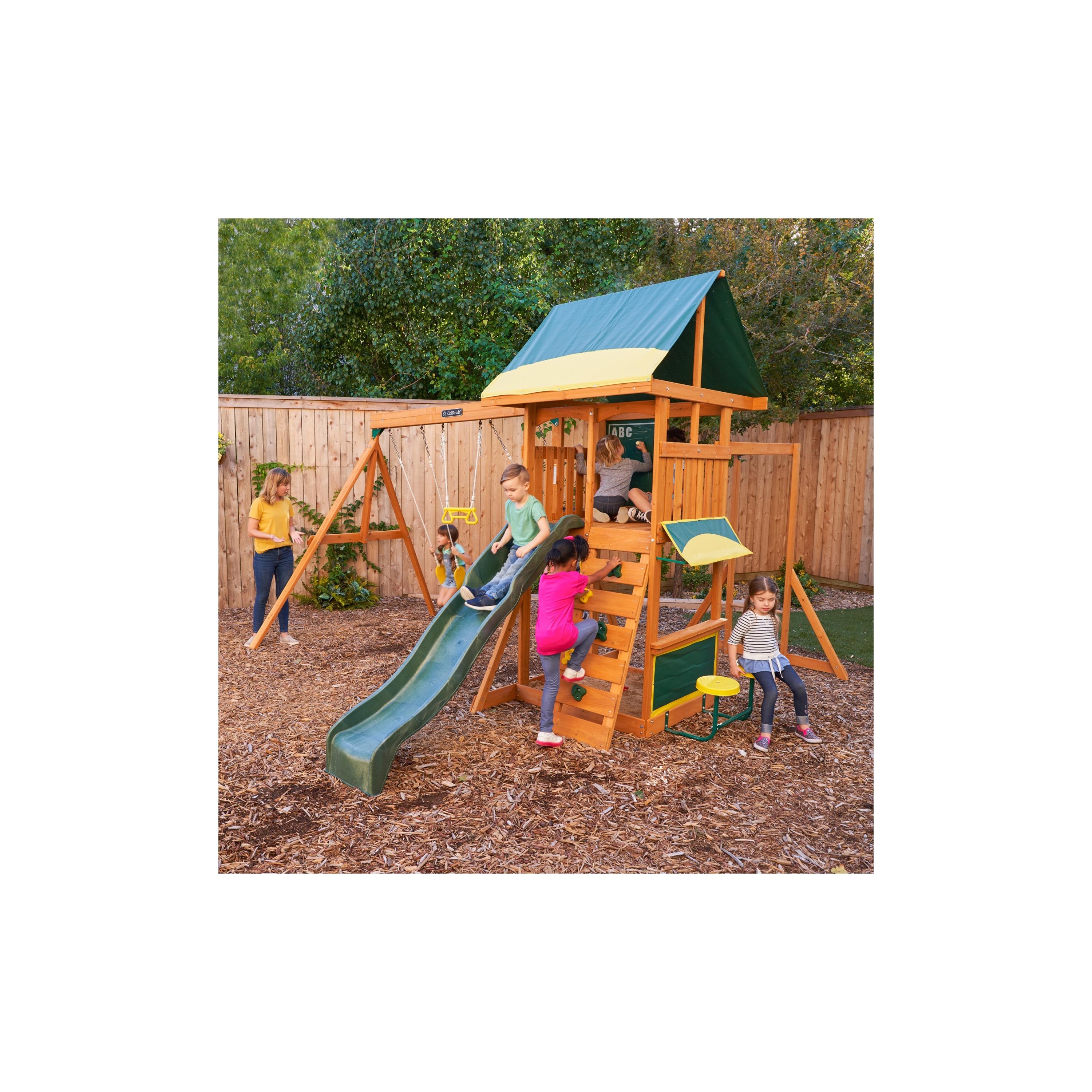 Kidkraft Brightside Wooden Swing Set-toys-outdoor-playhousesandplayards-image-6