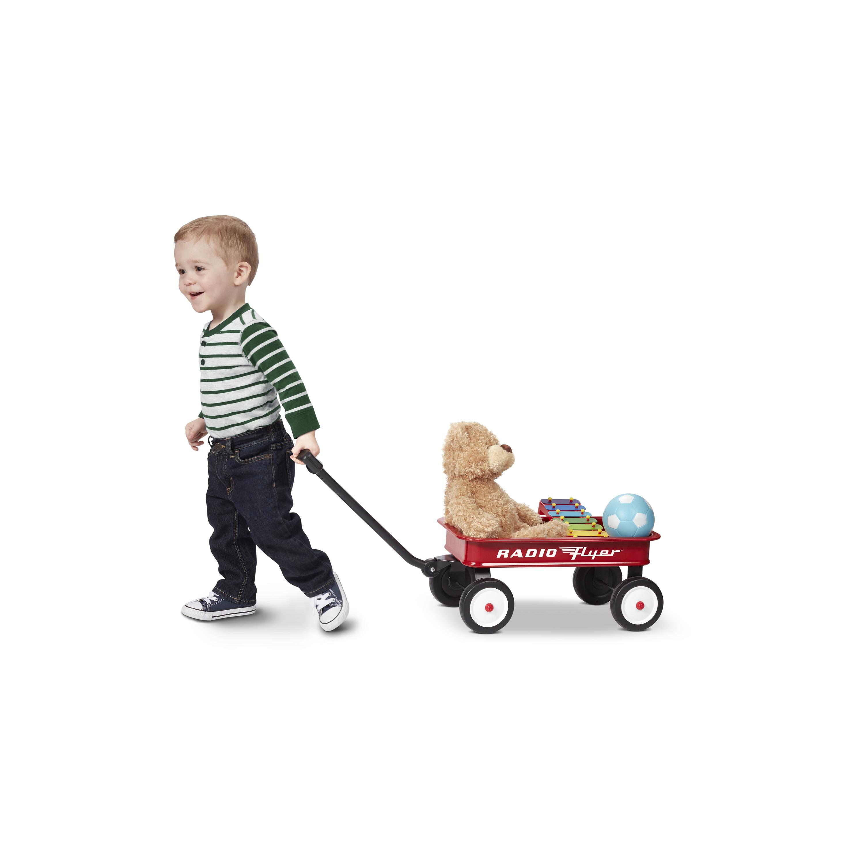 Radio Flyer My 1st Stainless Steel Wagon - Retro Logo-toys-outdoor-bikesandrideons-manualrideons-image-3