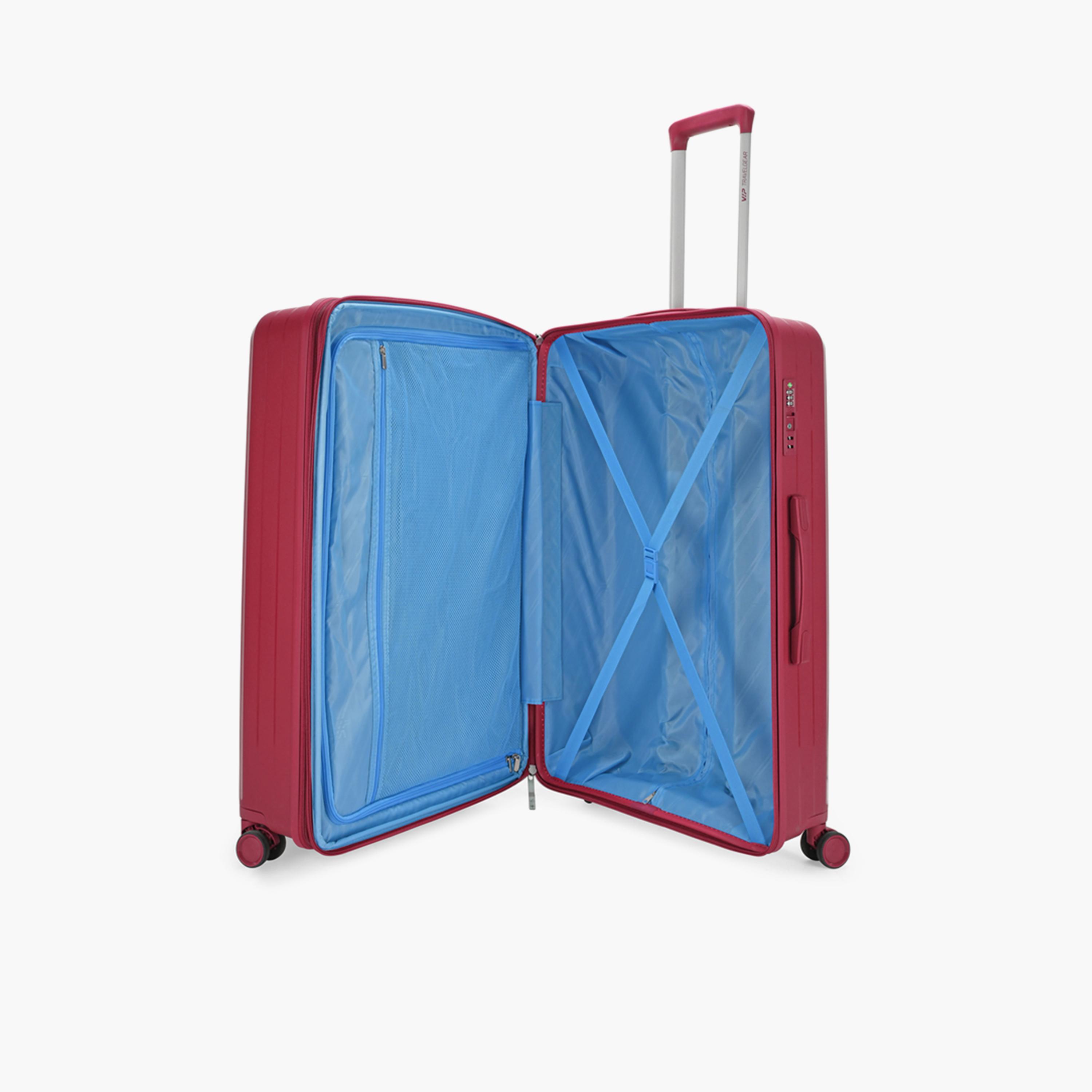 VIP Haze Plus 77 CM Large Check-in Polycarbonate Hard Sided 4-Wheeler Spinner Trolley Bag with TSA-approved Combination Lock | HAZE PLUS-travel-luggagesandbags-luggage-image-6