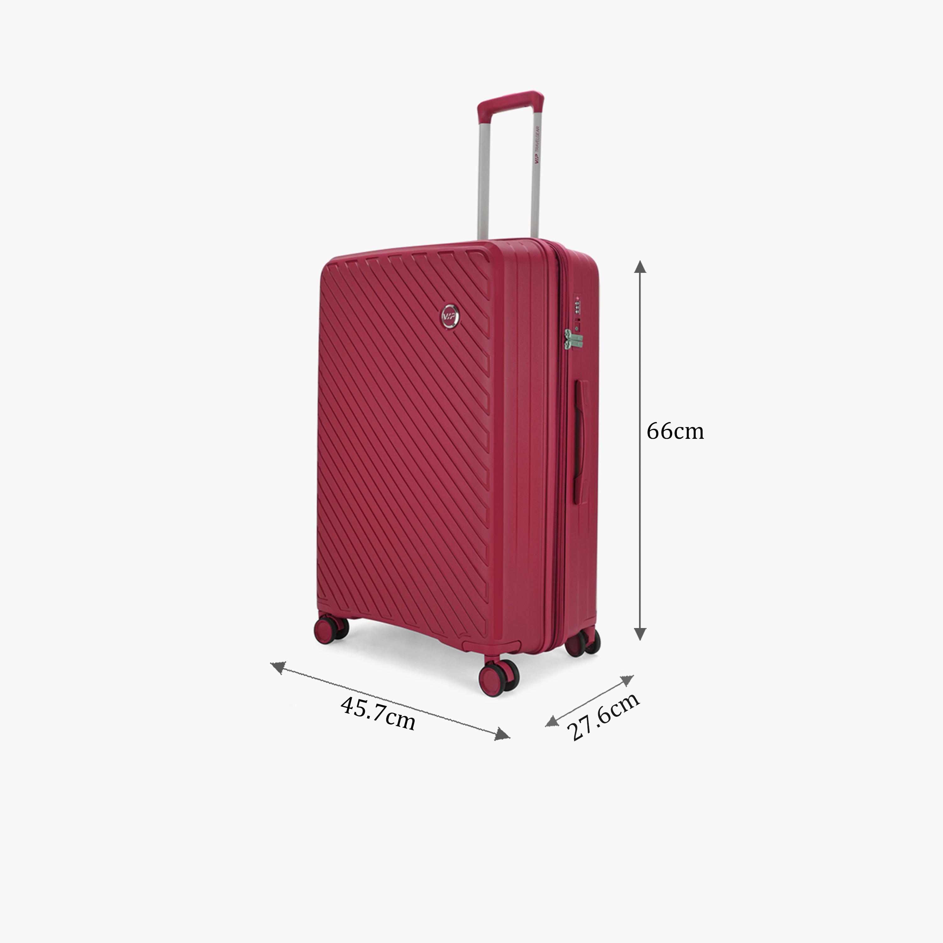 VIP Haze Plus 67 CM Medium Check-in Polycarbonate Hard Sided 4-Wheeler Spinner Trolley Bag with TSA-approved Combination Lock | HAZE PLUS-travel-luggagesandbags-luggage-image-2