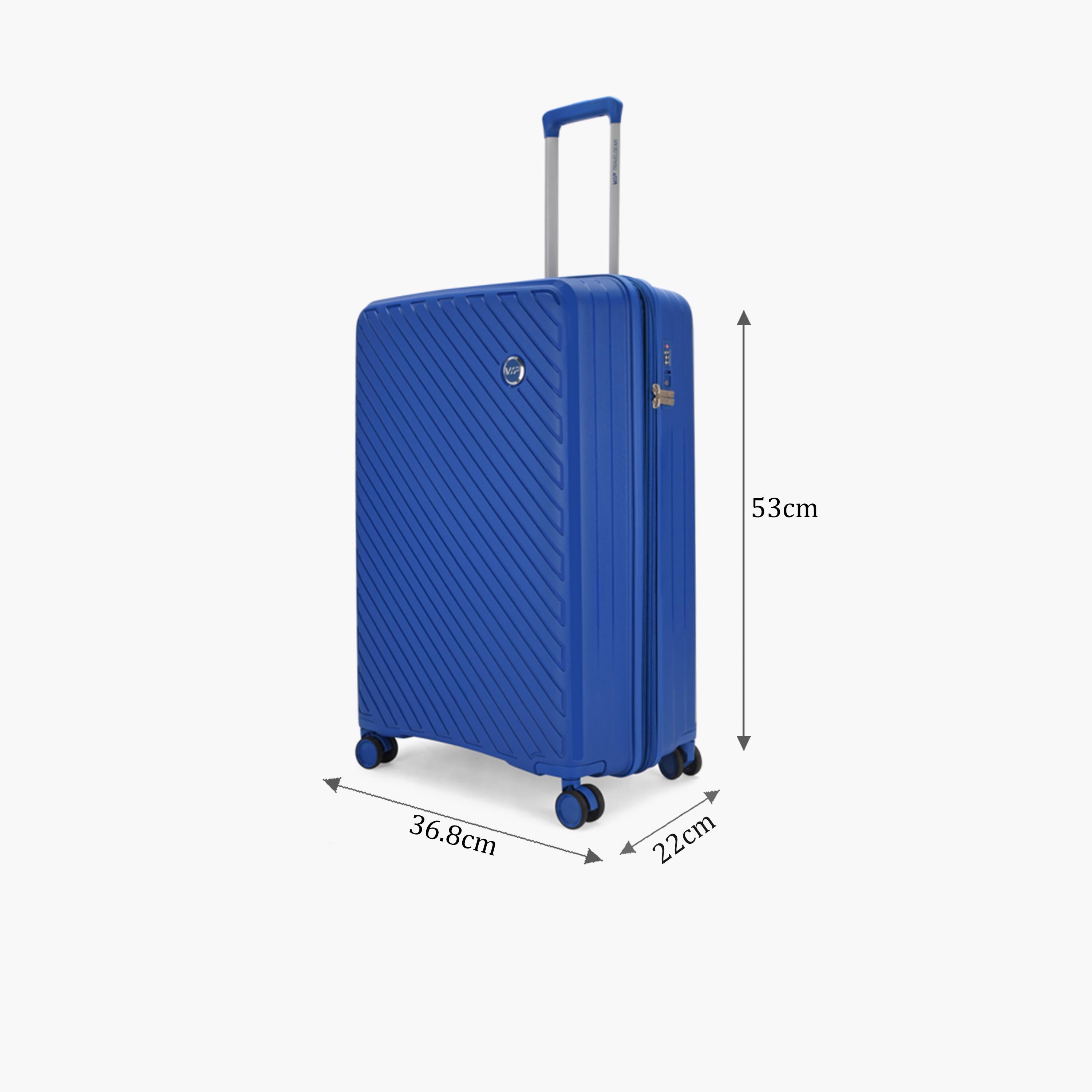 VIP Haze Plus 56 CM Small Cabin Polycarbonate Hard Sided 4-Wheeler Spinner Trolley Bag with TSA-approved Combination Lock | HAZE PLUS-travel-luggagesandbags-luggage-image-2