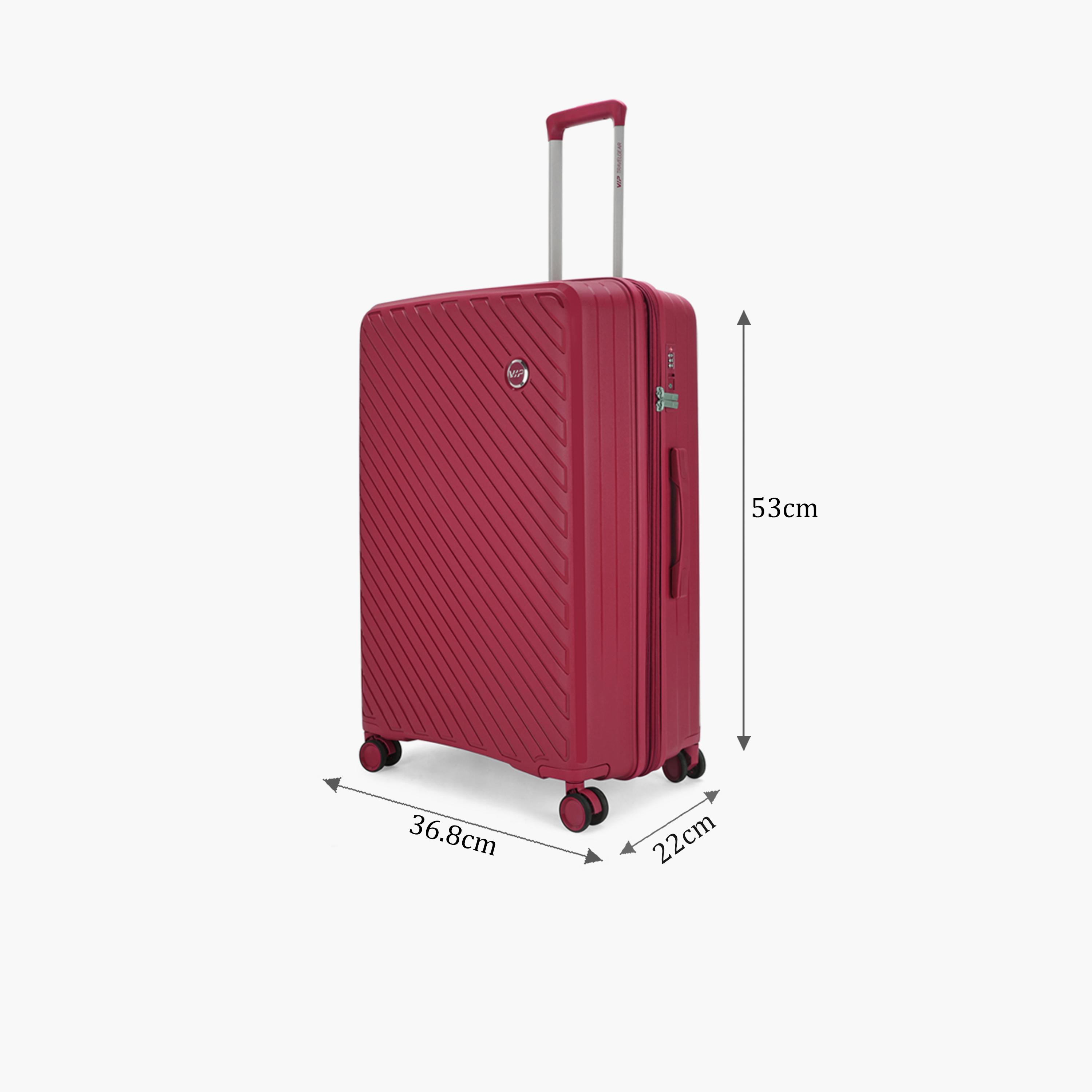 VIP Haze Plus 56 CM Small Cabin Polycarbonate Hard Sided 4-Wheeler Spinner Trolley Bag with TSA-approved Combination Lock | HAZE PLUS-travel-luggagesandbags-luggage-image-2