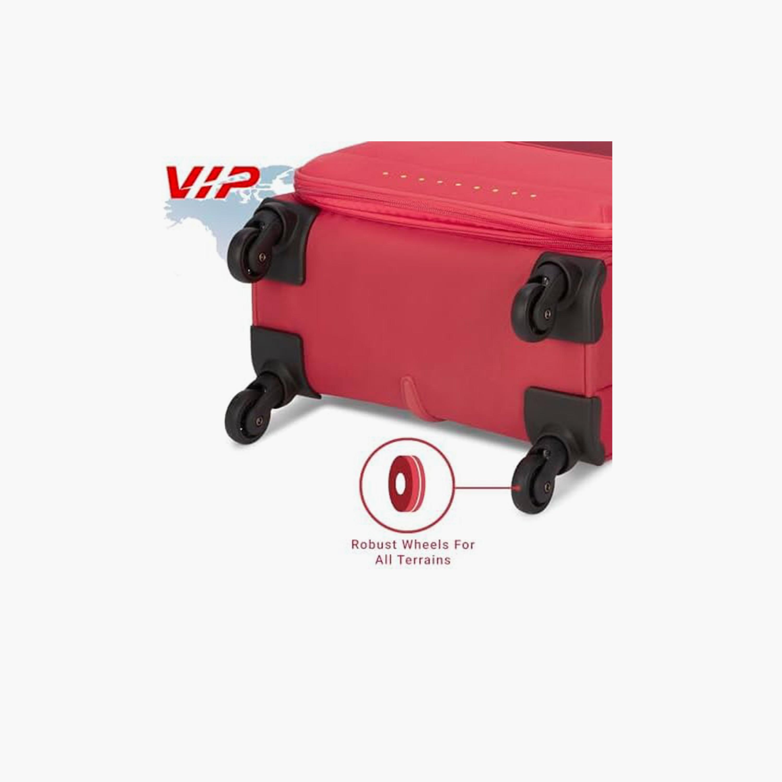 VIP Evolve Plus 55 CM Small Cabin Nylon Soft Sided 4-Wheeler Spinner Trolley Bag with TSA-approved Combination Lock | VIP EVOLVE PLUS-travel-luggagesandbags-luggage-image-7