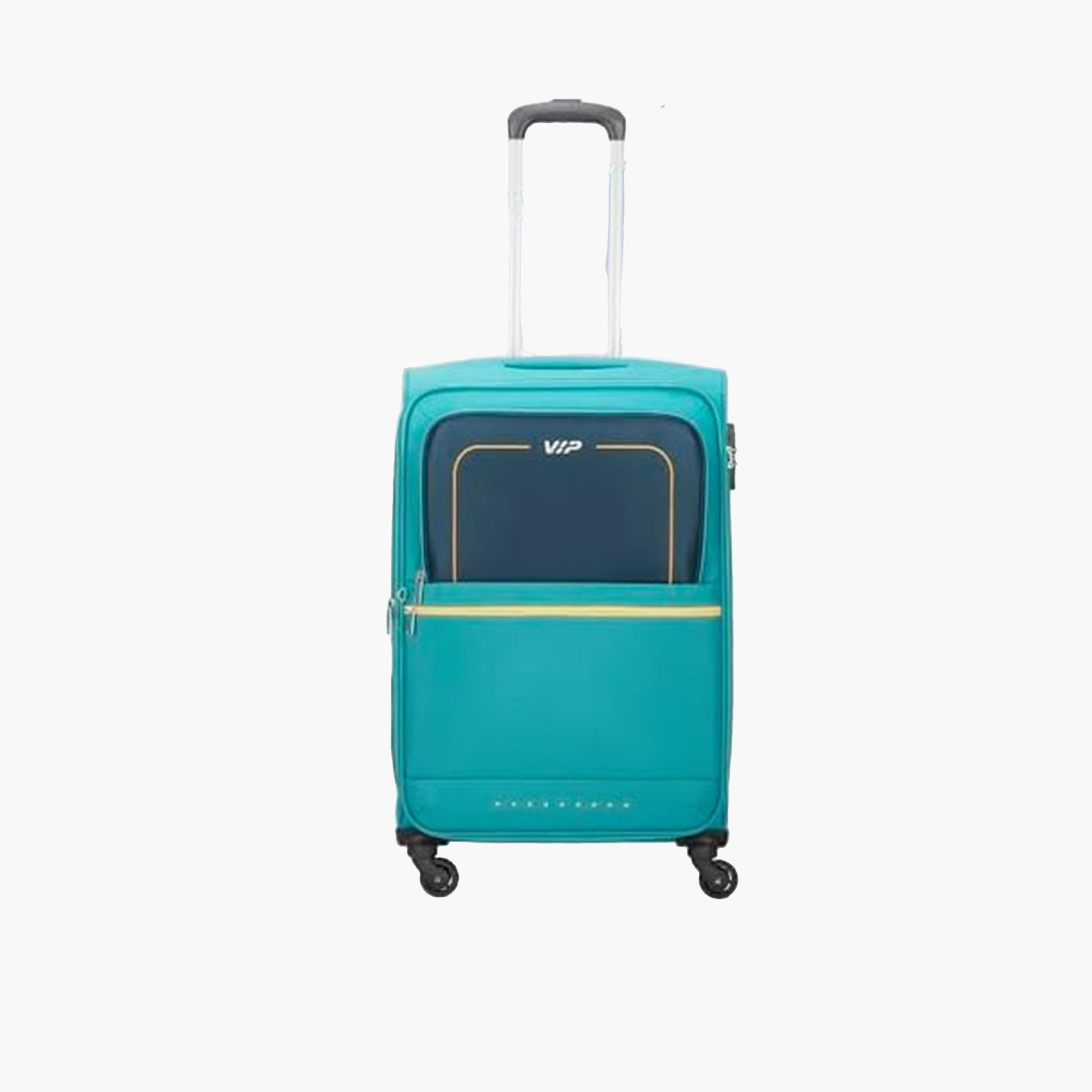 VIP Evolve Plus 79 CM Large Check-in Nylon Soft Sided 4-Wheeler Spinner Trolley Bag with TSA-approved Combination Lock | VIP EVOLVE PLUS-travel-luggagesandbags-luggage-image-1
