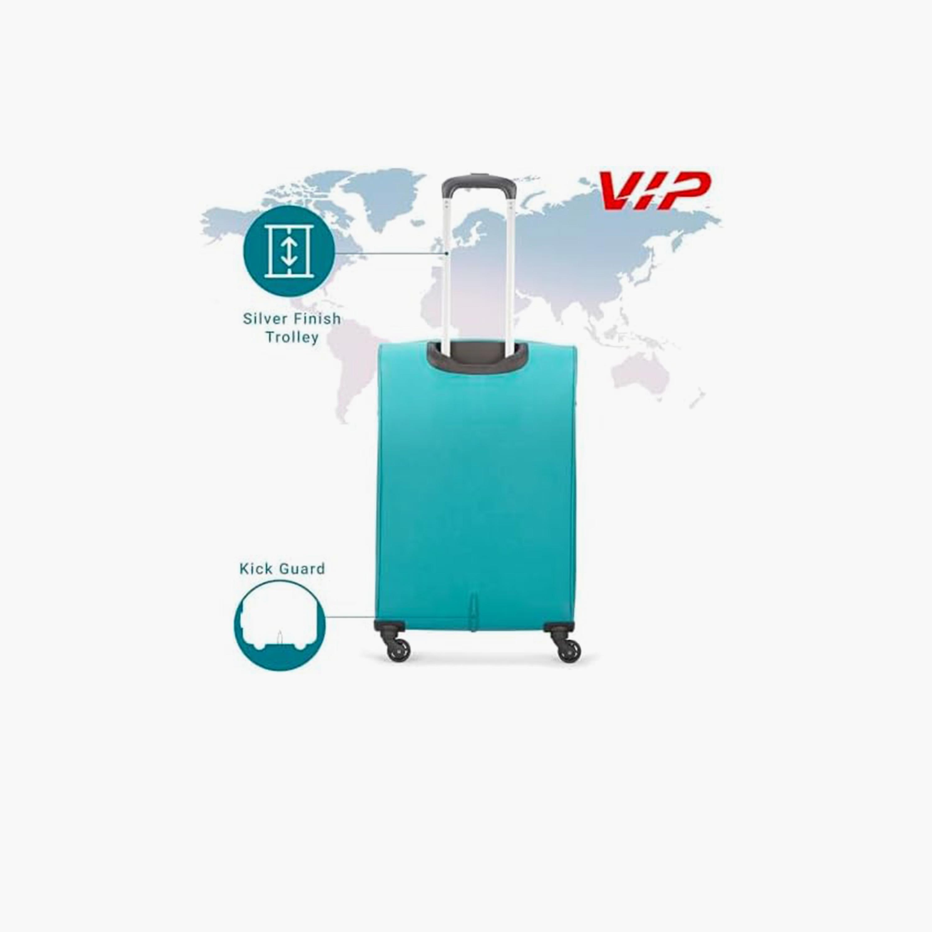 VIP Evolve Plus 79 CM Large Check-in Nylon Soft Sided 4-Wheeler Spinner Trolley Bag with TSA-approved Combination Lock | VIP EVOLVE PLUS-travel-luggagesandbags-luggage-image-7