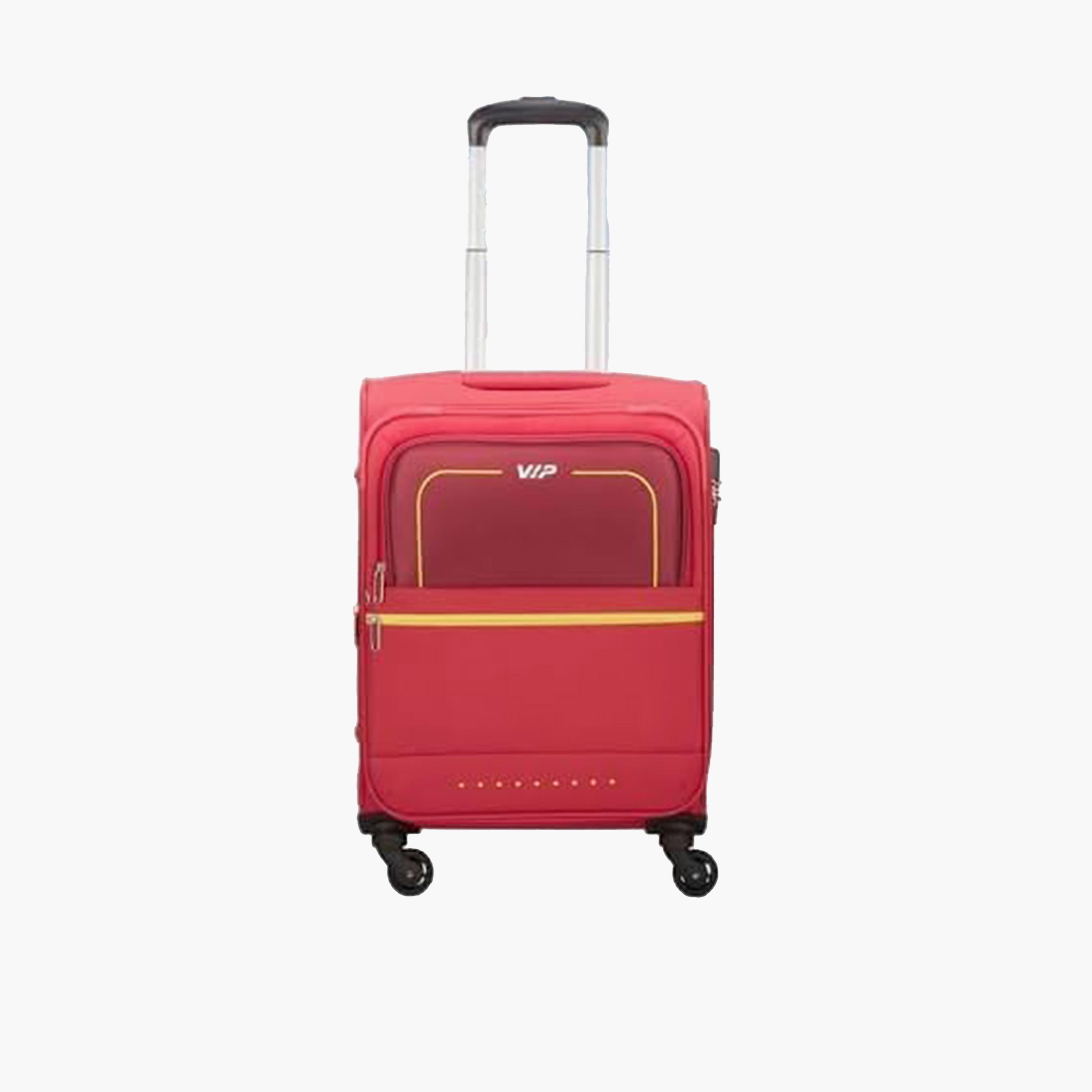 VIP Evolve Plus 69 CM Medium Check-in Nylon Soft Sided 4-Wheeler Spinner Trolley Bag with TSA-approved Combination Lock | VIP EVOLVE PLUS-travel-luggagesandbags-luggage-image-1