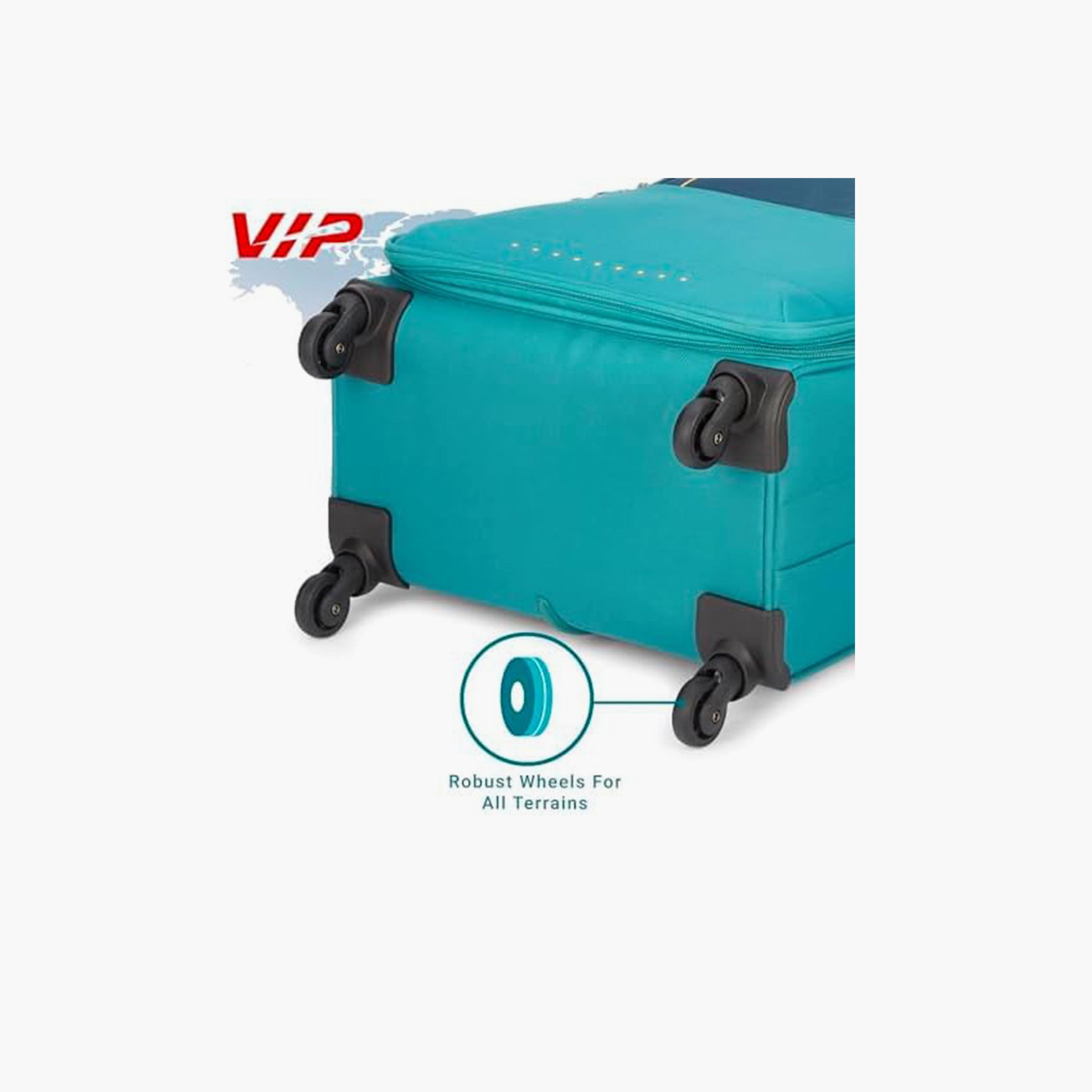 VIP Evolve Plus 55 CM Small Cabin Nylon Soft Sided 4-Wheeler Spinner Trolley Bag with TSA-approved Combination Lock | VIP EVOLVE PLUS-travel-luggagesandbags-luggage-image-6