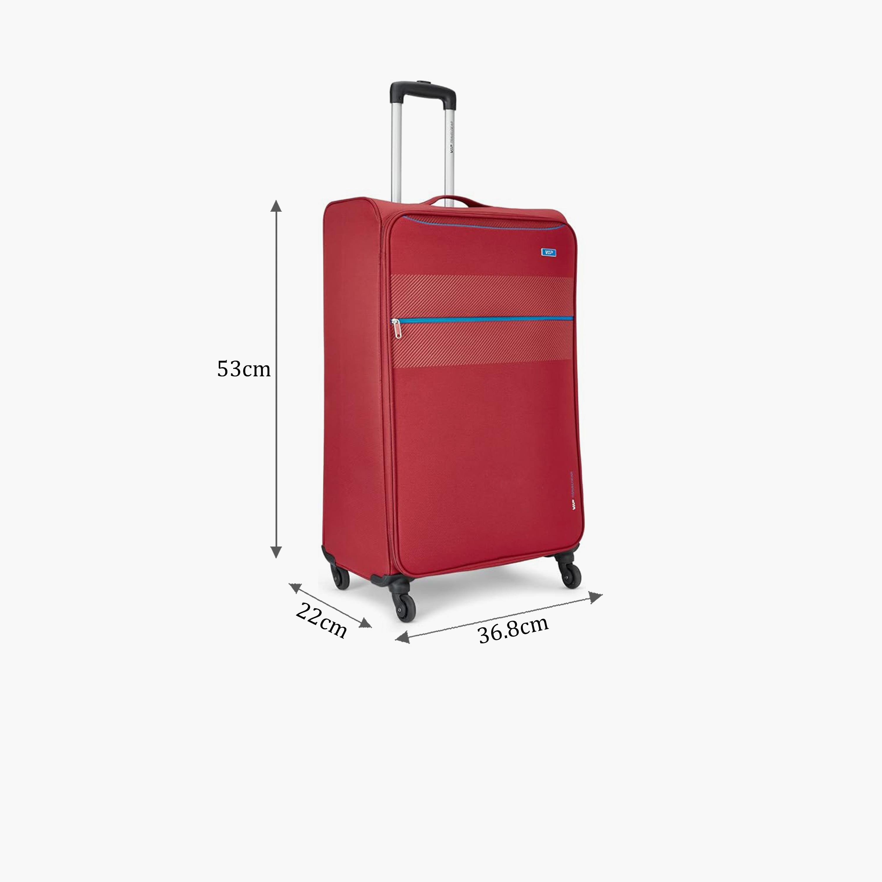 VIP Hilite 57 CM Small Cabin Nylon Soft Sided 4-Wheeler Spinner Trolley Bag with Combination Lock | VIP HILITE-travel-luggagesandbags-luggage-image-2
