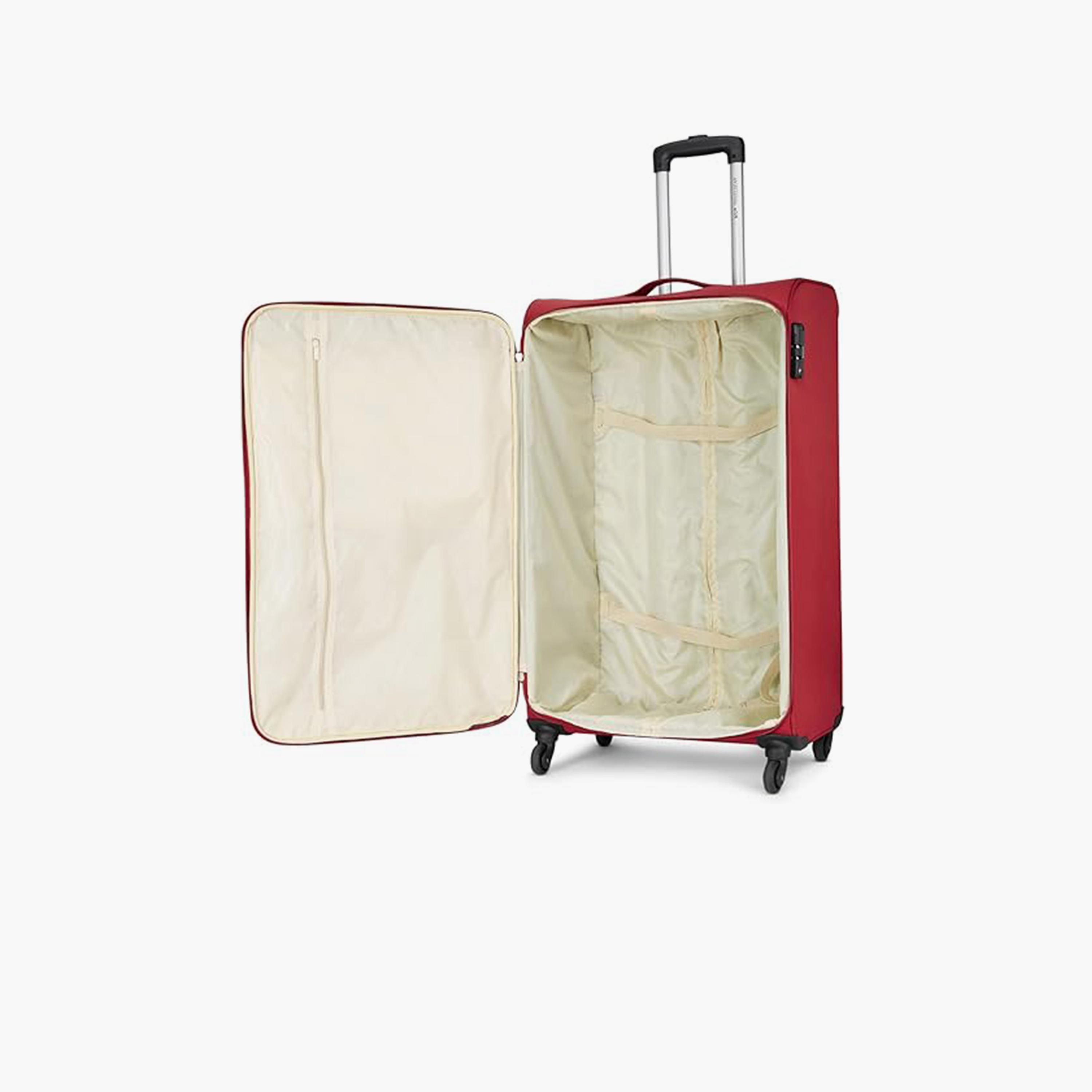 VIP Hilite 57 CM Small Cabin Nylon Soft Sided 4-Wheeler Spinner Trolley Bag with Combination Lock | VIP HILITE-travel-luggagesandbags-luggage-image-5