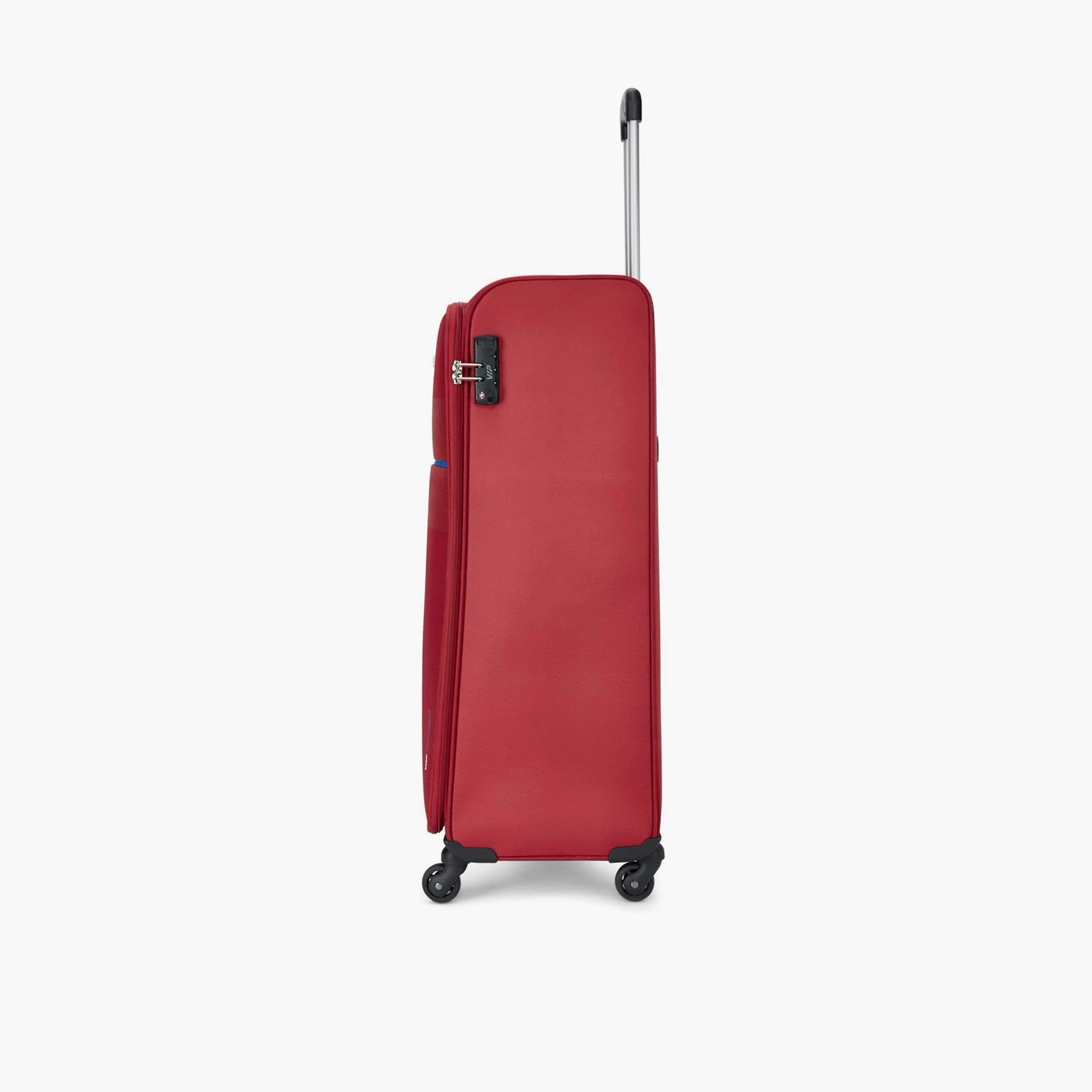 VIP Hilite 69 CM Medium Check-in Nylon Soft Sided 4-Wheeler Spinner Trolley Bag with Combination Lock | VIP HILITE-travel-luggagesandbags-luggage-image-6