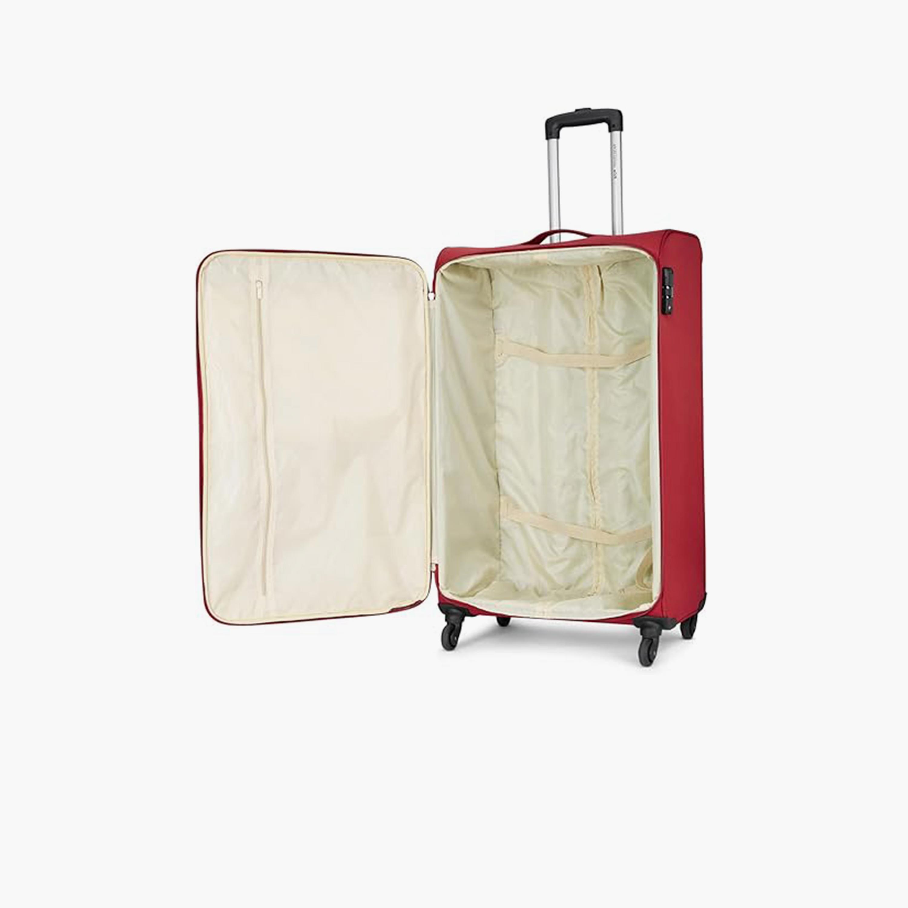VIP Hilite 80 CM Large Check-in Nylon Soft Sided 4-Wheeler Spinner Trolley Bag with Combination Lock | VIP HILITE-travel-luggagesandbags-luggage-image-5