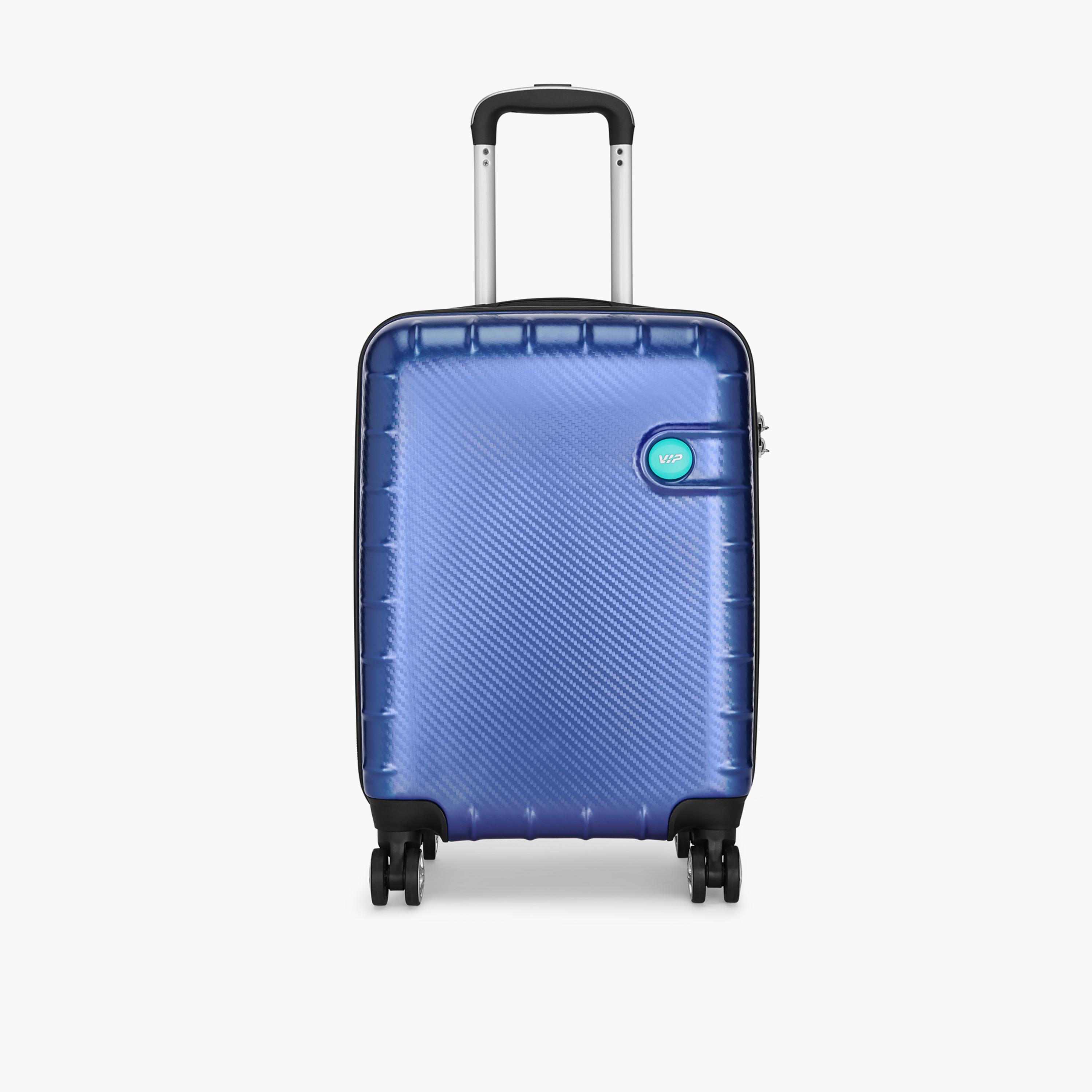 VIP Lisbon 57 CM Small Cabin Polycarbonate Hard Sided 4-Wheeler Spinner Trolley Bag with Combination Lock | VIP LISBON-travel-luggagesandbags-luggage-image-1