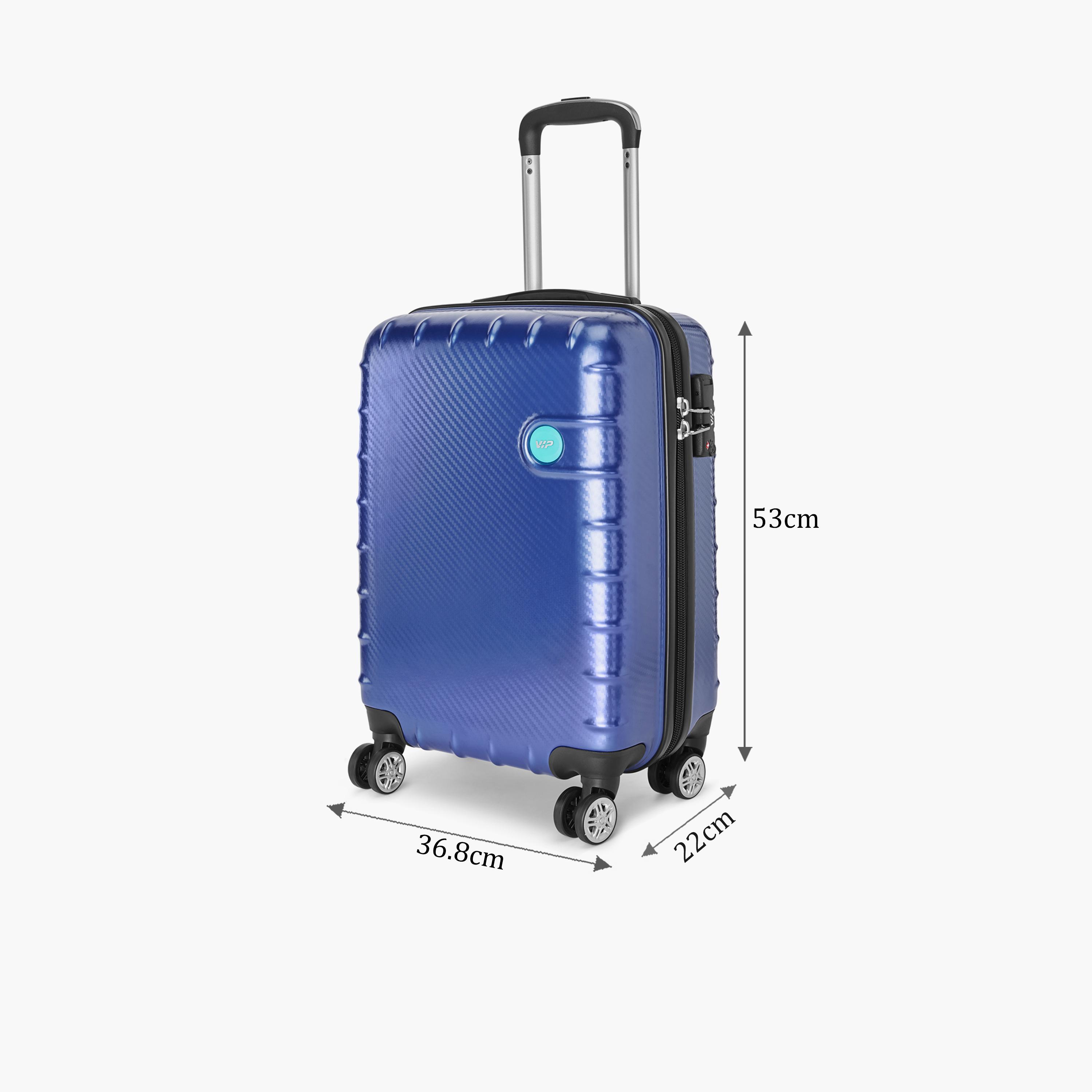 VIP Lisbon 57 CM Small Cabin Polycarbonate Hard Sided 4-Wheeler Spinner Trolley Bag with Combination Lock | VIP LISBON-travel-luggagesandbags-luggage-image-2