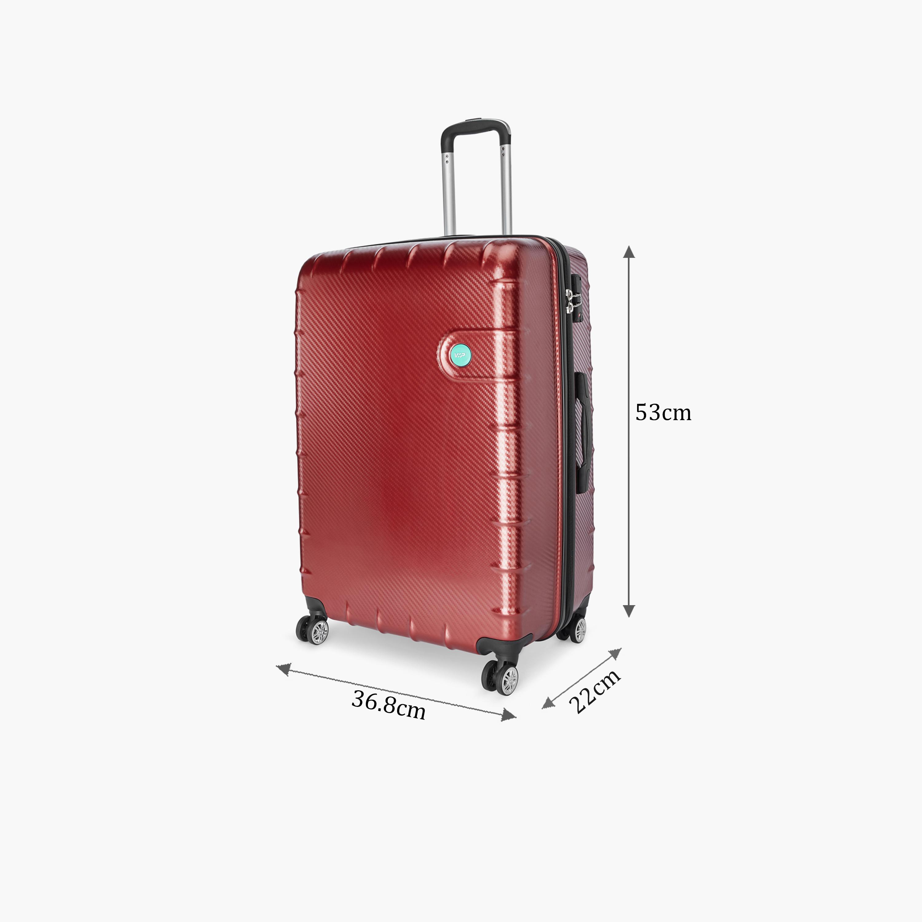 VIP Lisbon 57 CM Small Cabin Polycarbonate Hard Sided 4-Wheeler Spinner Trolley Bag with Combination Lock | VIP LISBON-travel-luggagesandbags-luggage-image-2