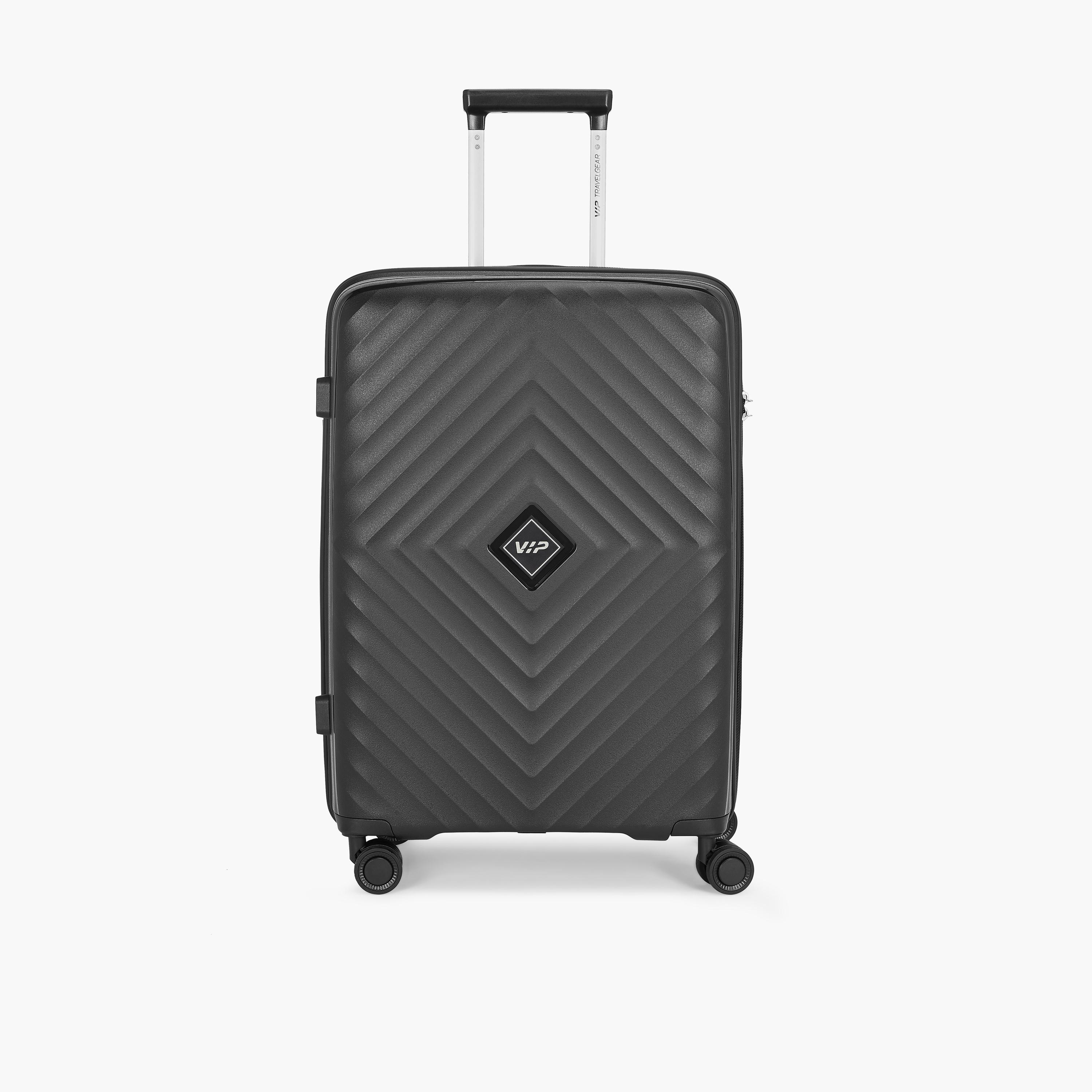 VIP Quad 69 CM Medium Check-in Polycarbonate Hard Sided 4-Wheeler Spinner Trolley Bag with Combination Lock | VIP QUAD-travel-luggagesandbags-luggage-image-1
