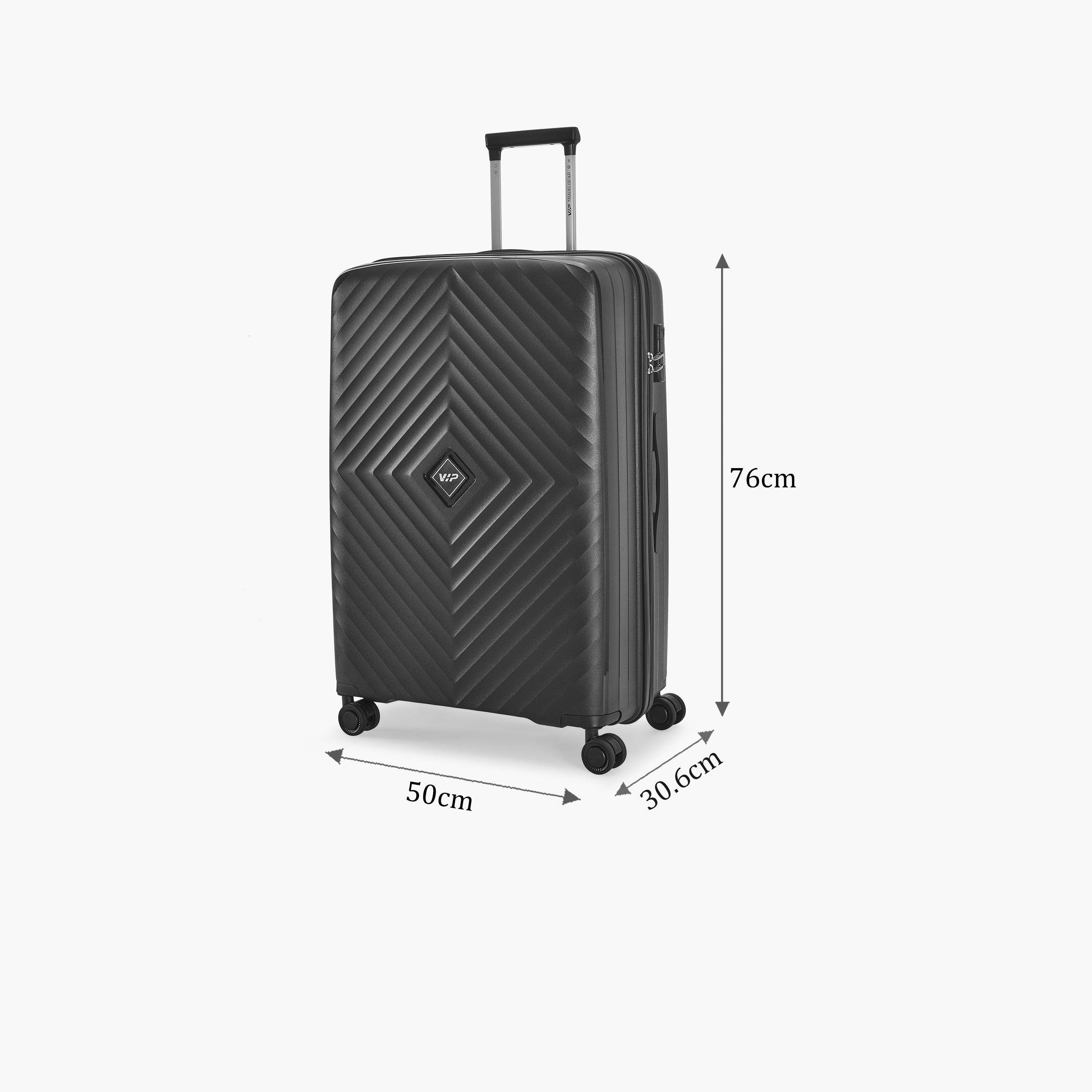 VIP Quad 80 CM Large Check-in Polycarbonate Hard Sided 4-Wheeler Spinner Trolley Bag with Combination Lock | VIP QUAD-travel-luggagesandbags-luggage-image-2