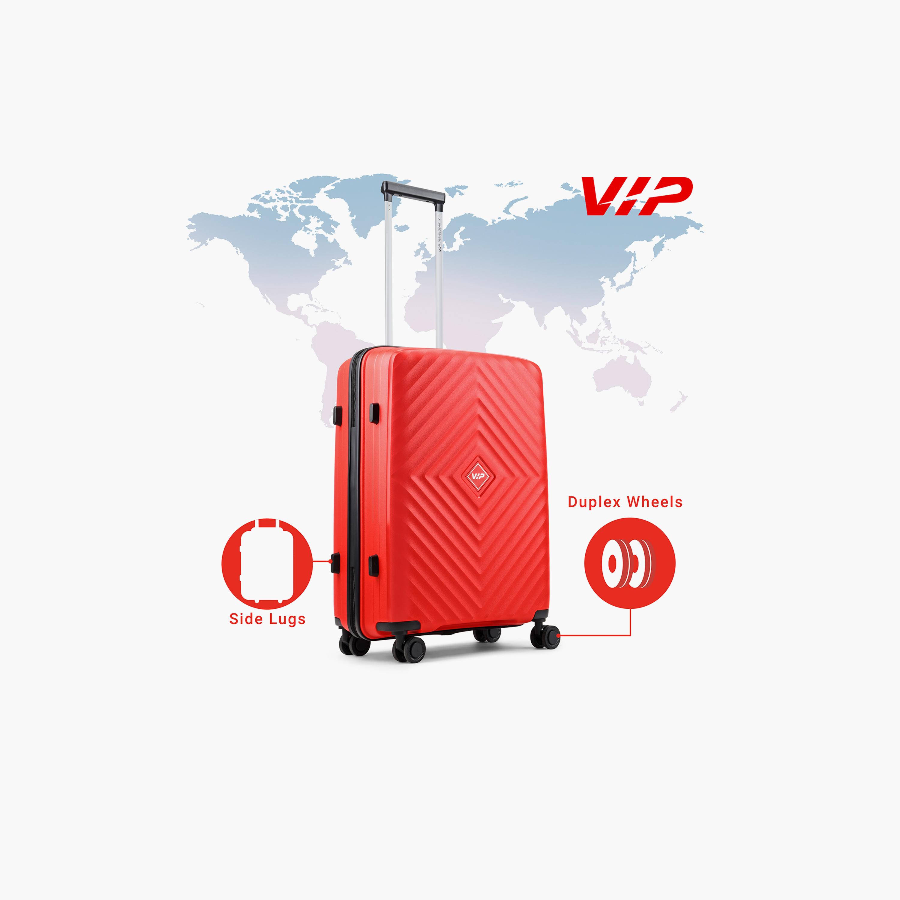 VIP Quad 69 CM Medium Check-in Polycarbonate Hard Sided 4-Wheeler Spinner Trolley Bag with Combination Lock | VIP QUAD-travel-luggagesandbags-luggage-image-8