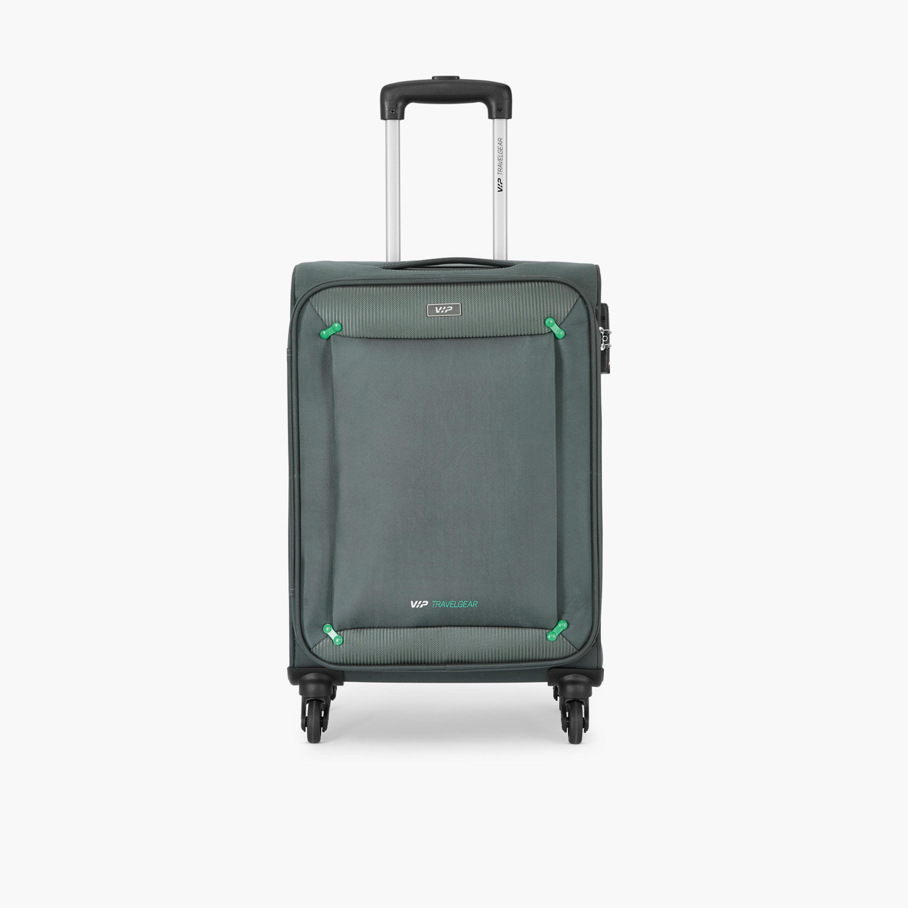 VIP Staple Plus 80 CM Large Check-in Nylon Soft Sided 4-Wheeler Spinner Trolley Bag with Combination Lock | VIP STAPLE PLUS-travel-luggagesandbags-luggage-image-1