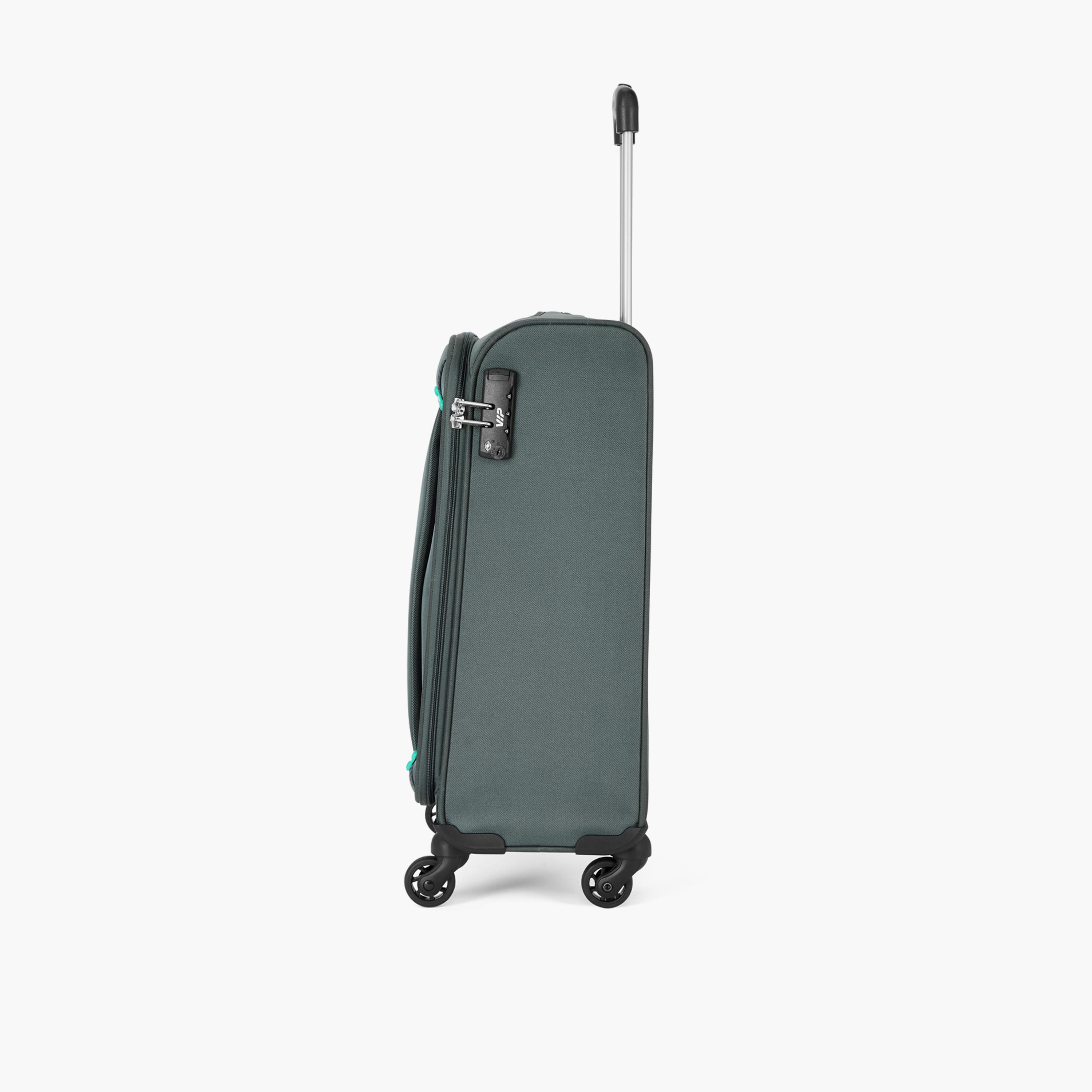 VIP Staple Plus 80 CM Large Check-in Nylon Soft Sided 4-Wheeler Spinner Trolley Bag with Combination Lock | VIP STAPLE PLUS-travel-luggagesandbags-luggage-image-7